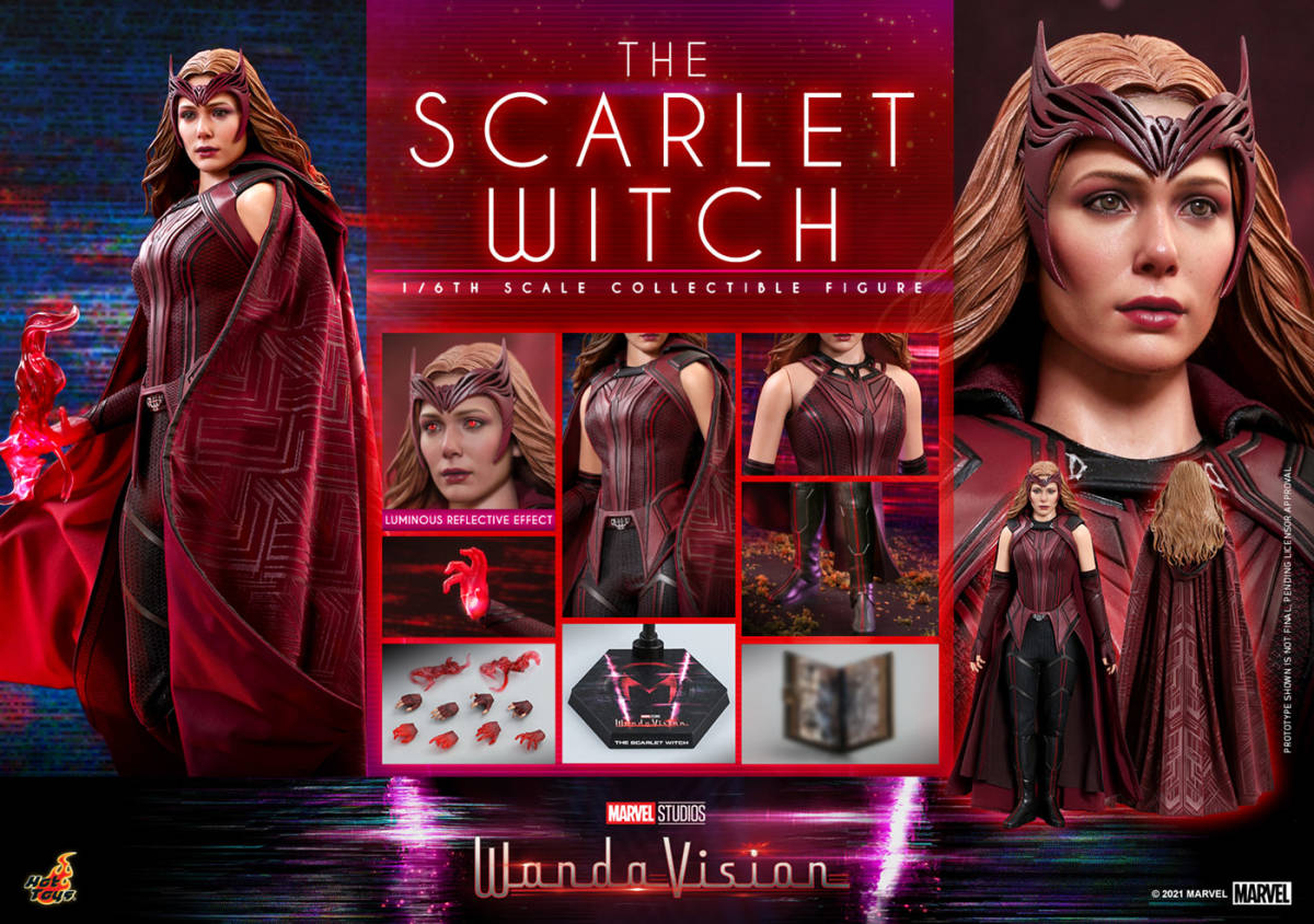ホットトイズ 1/6 ワンダ ヴィジョン スカーレット・ウィッチ 未開封