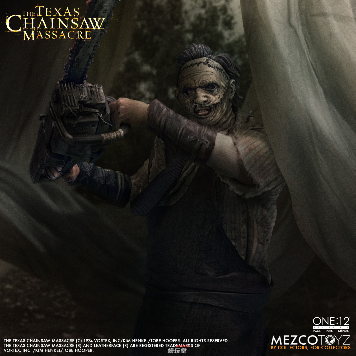 予約 Mezco Toyz 1/12 『テキサス・チェーンソー』（2003） レザー