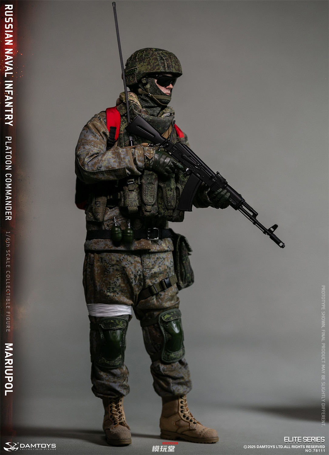 予約 DAMTOYS 1/6 ロシア海軍 歩兵指揮官 マリウポリ 78111 Russian