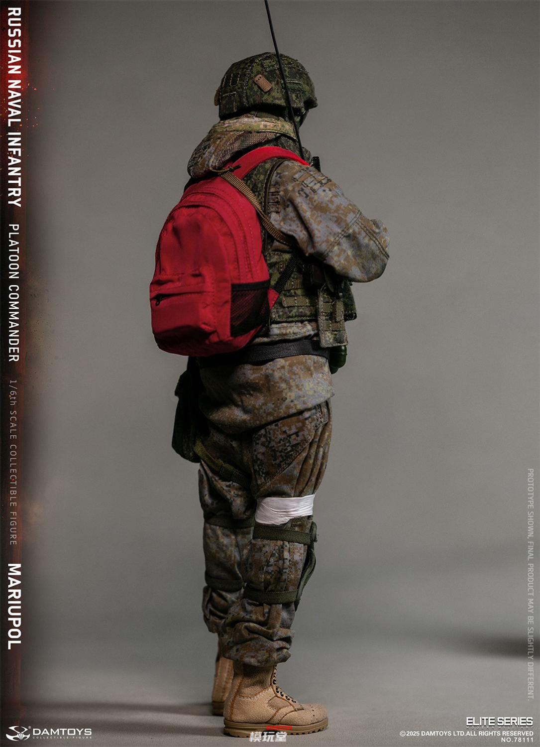 予約 DAMTOYS 1/6 ロシア海軍 歩兵指揮官 マリウポリ 78111 Russian