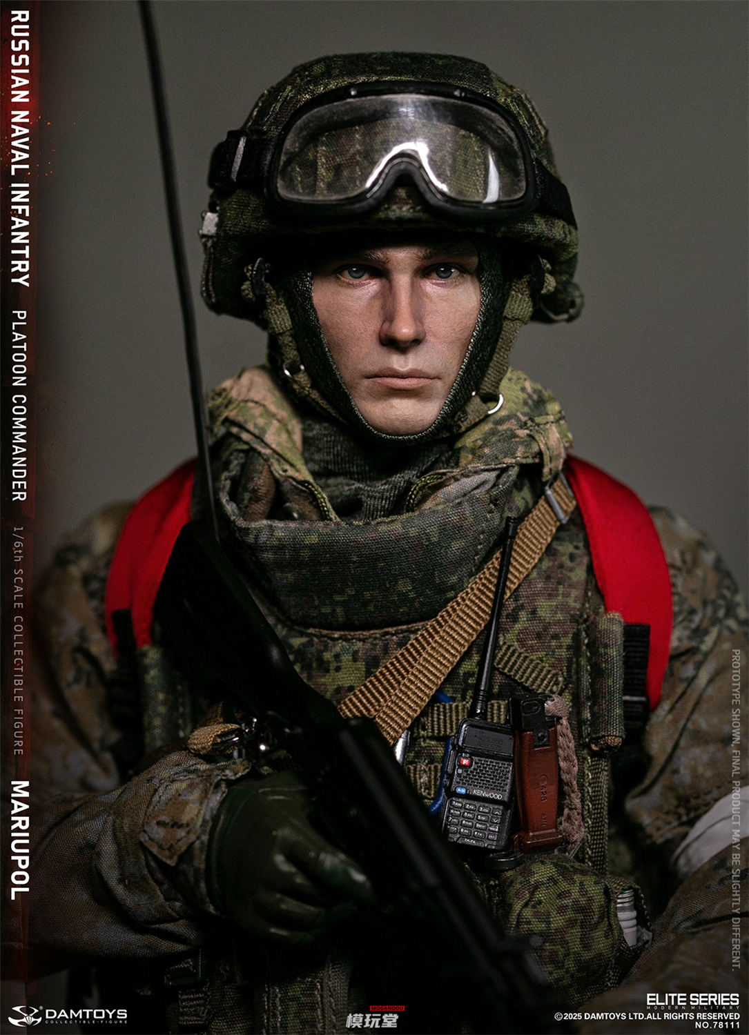予約 DAMTOYS 1/6 ロシア海軍 歩兵指揮官 マリウポリ 78111 Russian