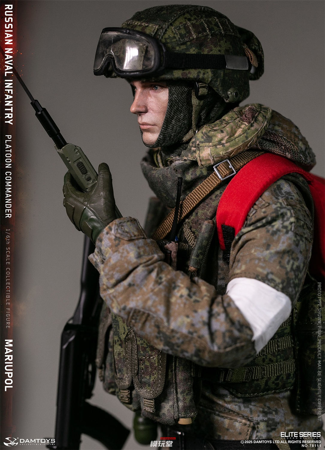 予約 DAMTOYS 1/6 ロシア海軍 歩兵指揮官 マリウポリ 78111 Russian