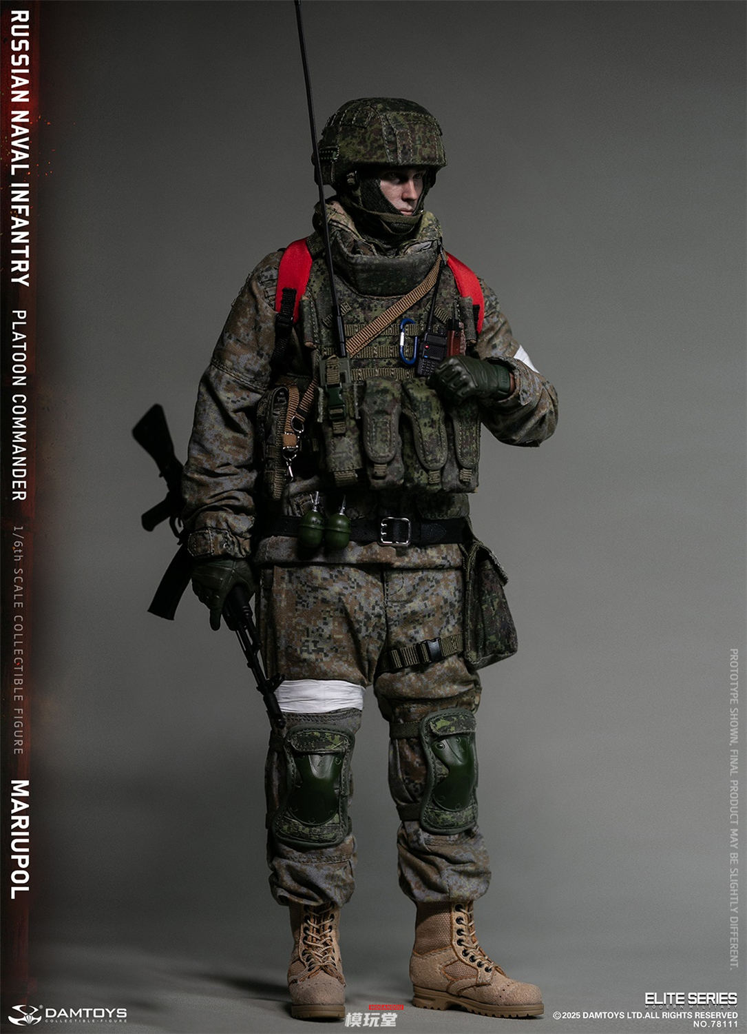 予約 DAMTOYS 1/6 ロシア海軍 歩兵指揮官 マリウポリ 78111 Russian