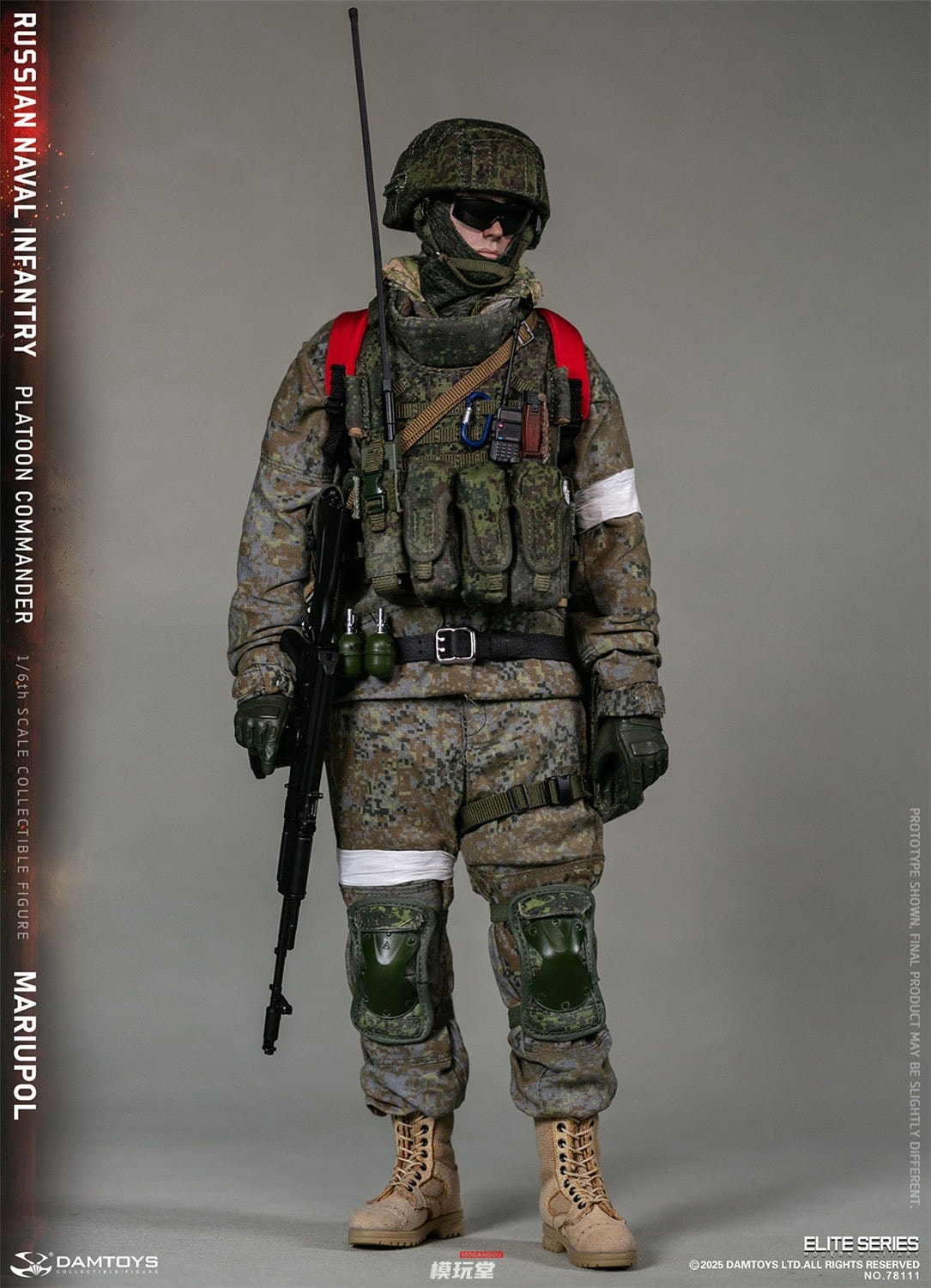 予約 DAMTOYS 1/6 ロシア海軍 歩兵指揮官 マリウポリ 78111 Russian