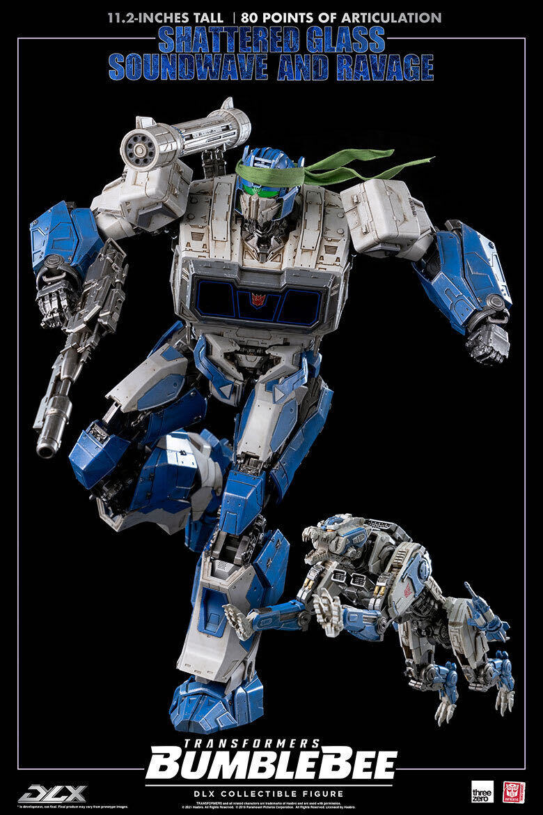 Threezero 1/6 DLX 海外限定 シャッタード グラス サウンドウェーブ