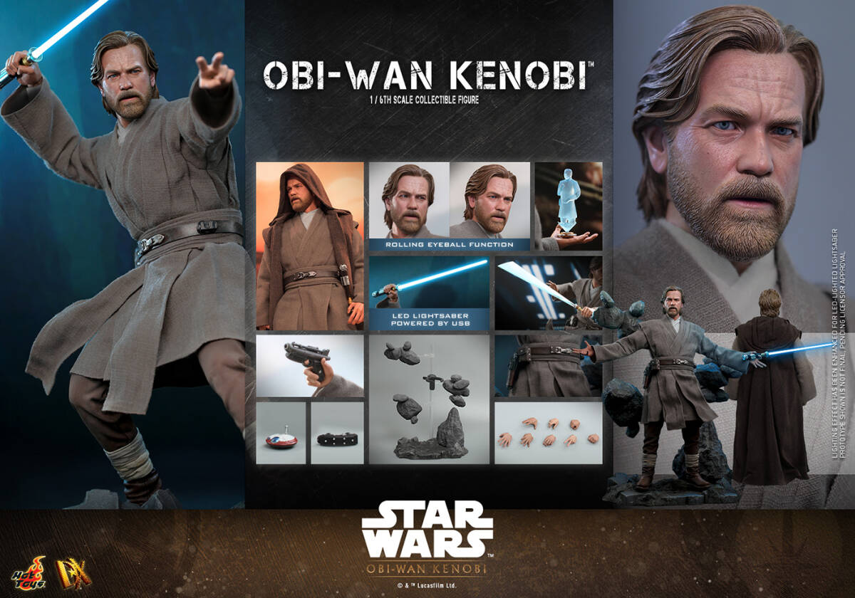 ホットトイズ 1/6 スター・ウォーズ オビ＝ワン・ケノービ 通常.Ver 未