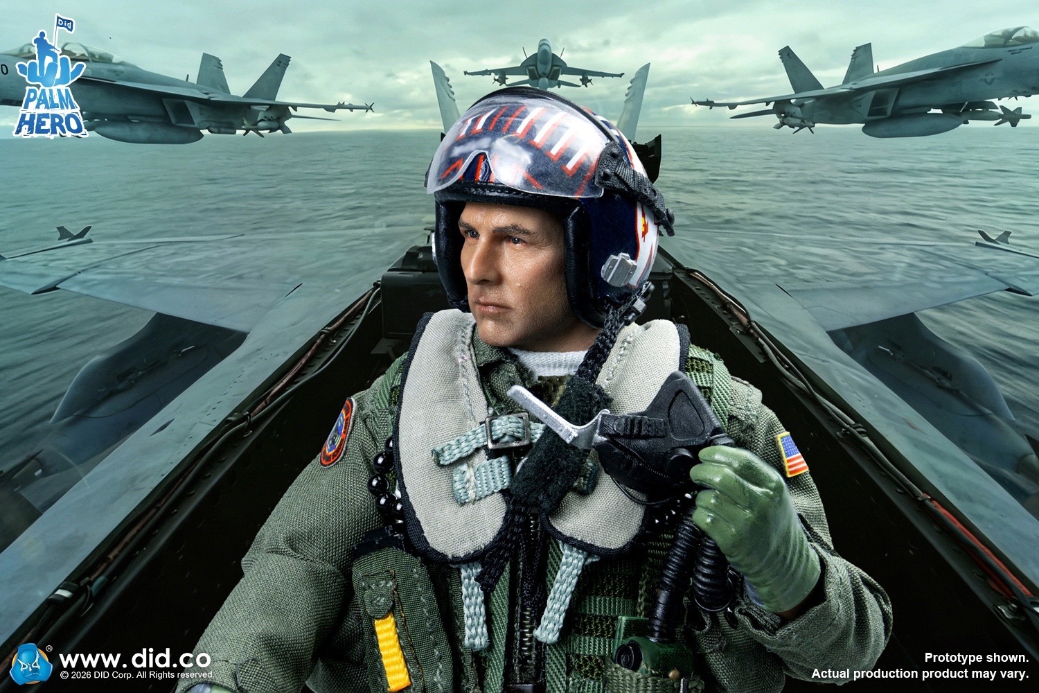 予約 DID 1/12 アメリカ海軍戦闘機兵器学校 教官 F/A-18E パイロット