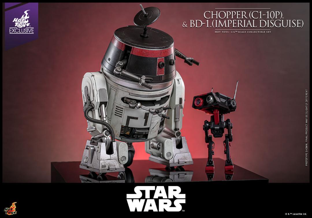 ホットトイズ 1/6 スター・ウォーズ チョッパー＆BD-1（帝国軍変装