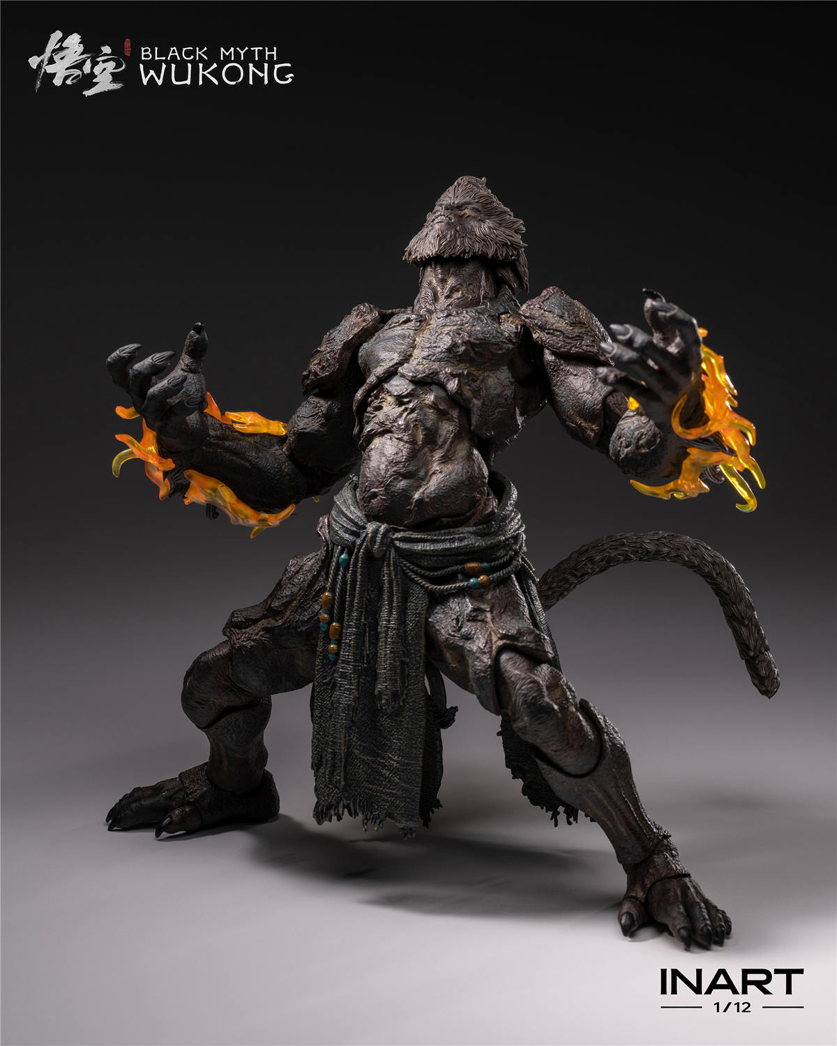 黒神話　wukong　悟空　inart　1/12　フィギュア 予約 INART 1/12 『黒神話 : 悟空』 石猿 Black Myth: Wukong Stone