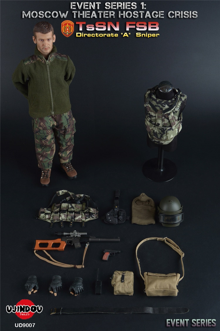 UJINDOU 1/6 ロシア連邦保安庁 FSB アルファ部隊 兵士UD9007 UJINDOU 1/6 ロシア連邦保安庁 FSB アルファ部隊 兵士 未開封新品