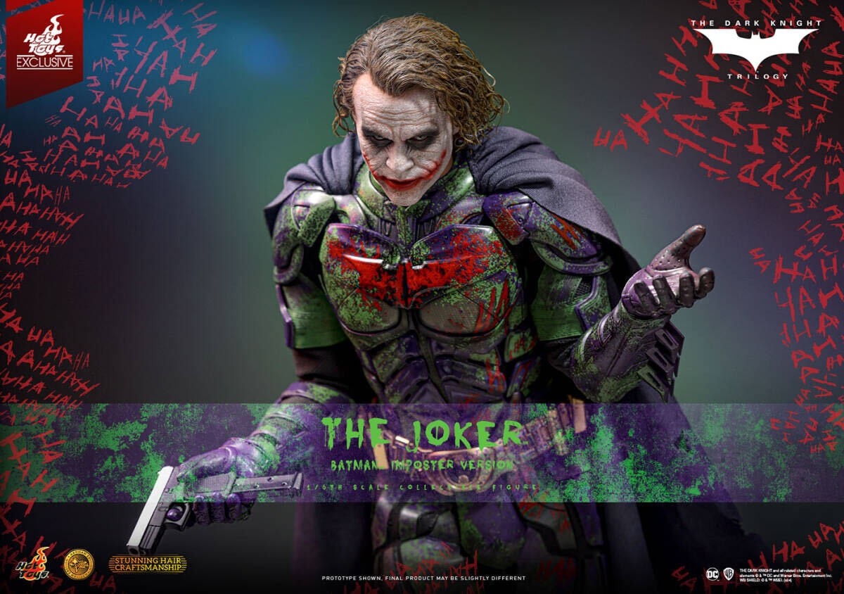 新品ホットトイズ　ダークナイト　ジョーカー（バットマン・インポスター版） ホットトイズ 1/6 会場限定 ダークナイト ジョーカー バットマン イン
