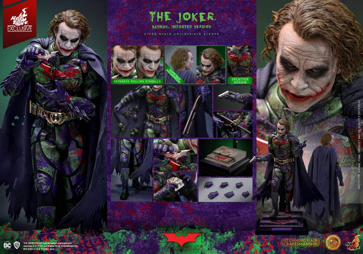 ホットトイズ 1/6 会場限定 ダークナイト ジョーカー バットマン イン