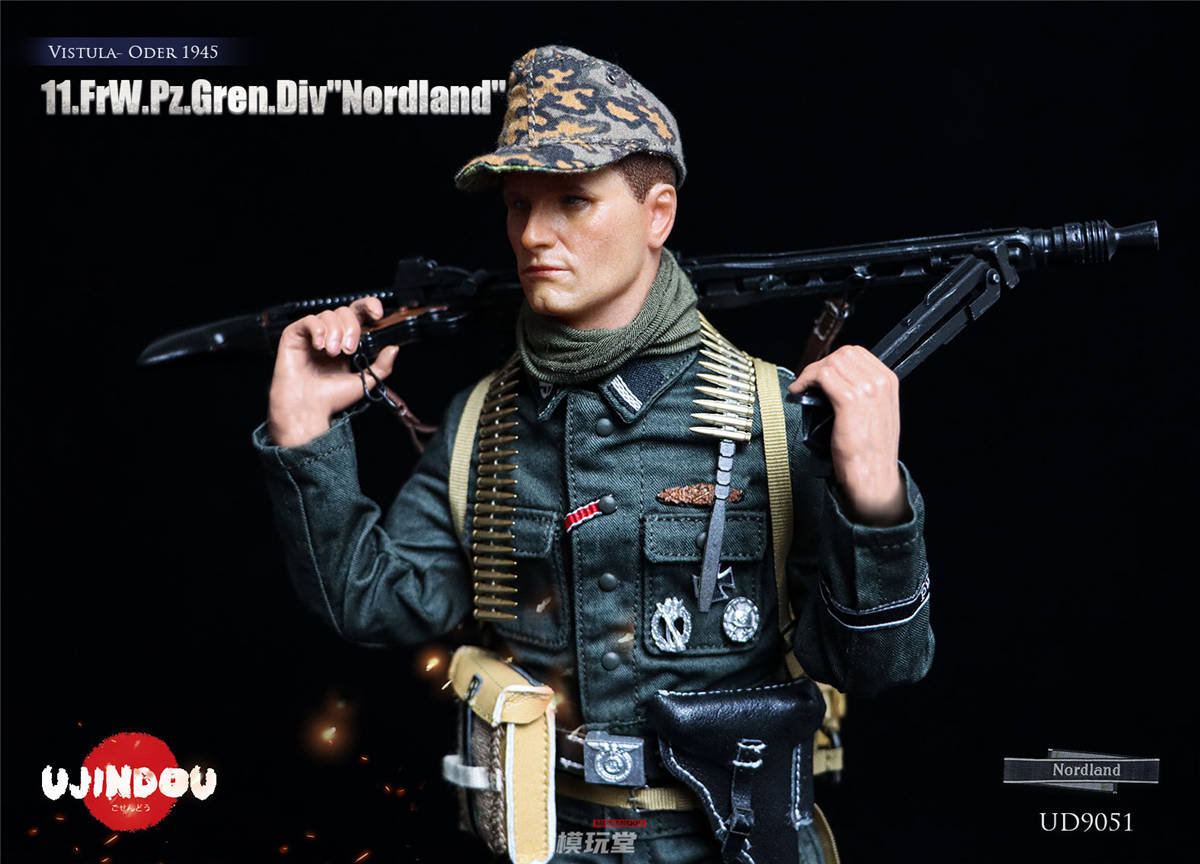 予約 UJINDOU 1/6 WW2 ドイツ国防軍 第11SS北欧師団 ヴィスワ