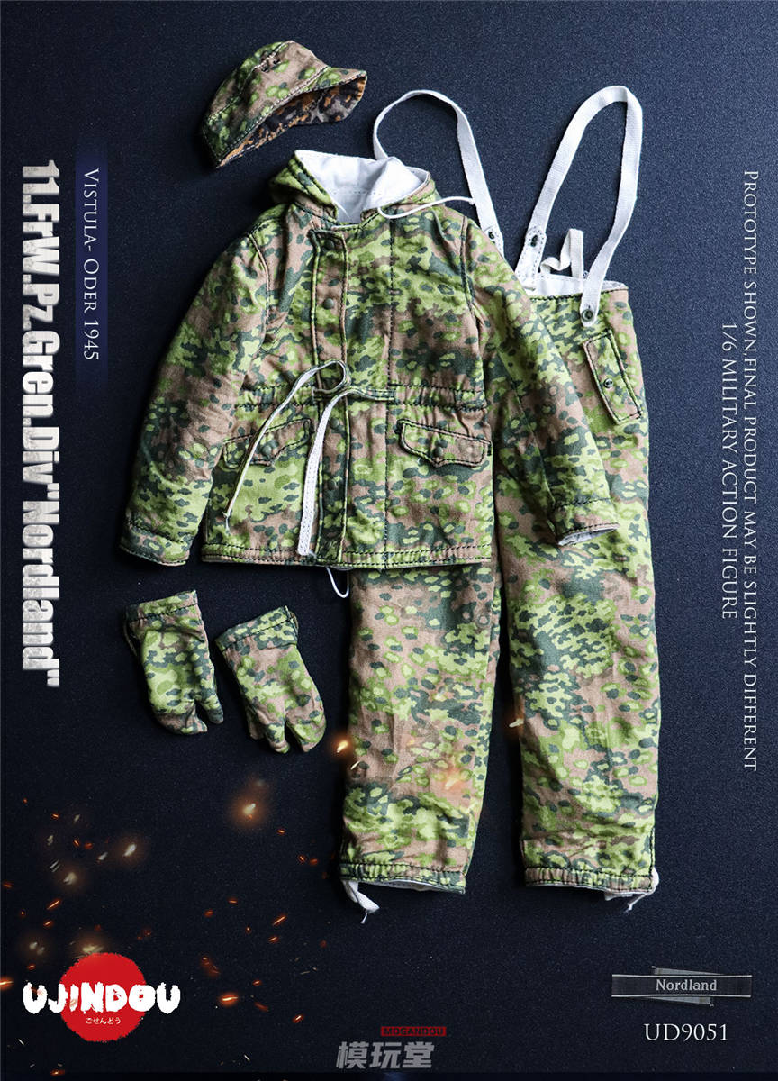 UJINDOU 1/6 WW2 ドイツ国防軍 第11SS北欧師団 ヴィスワ＝オーデル攻勢
