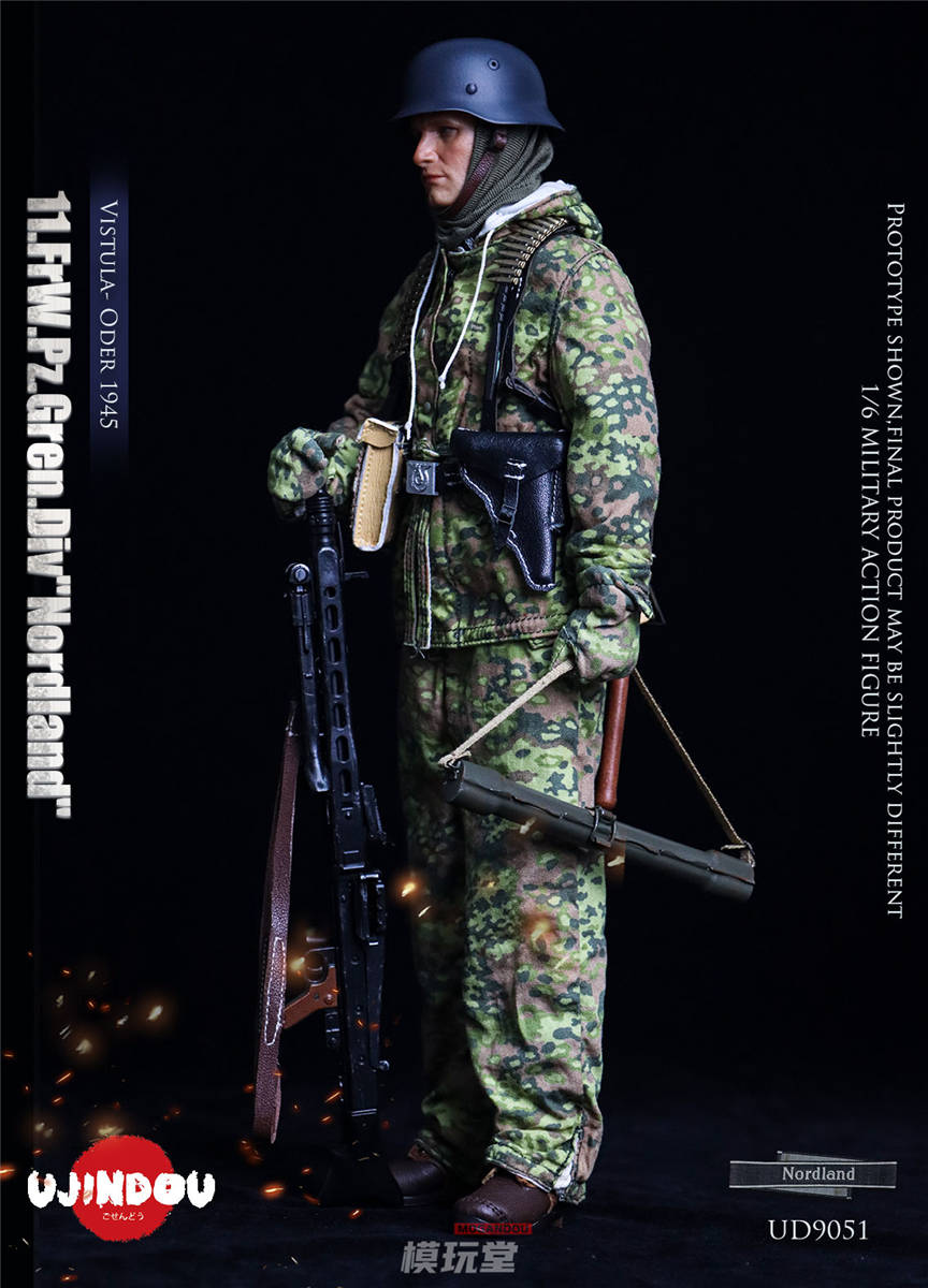 予約 UJINDOU 1/6 WW2 ドイツ国防軍 第11SS北欧師団 ヴィスワ