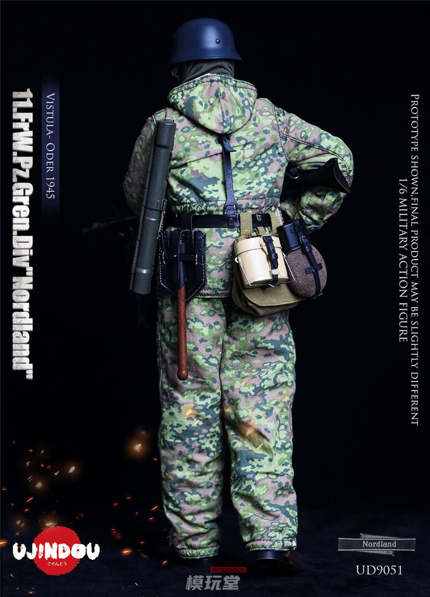 予約 UJINDOU 1/6 WW2 ドイツ国防軍 第11SS北欧師団 ヴィスワ