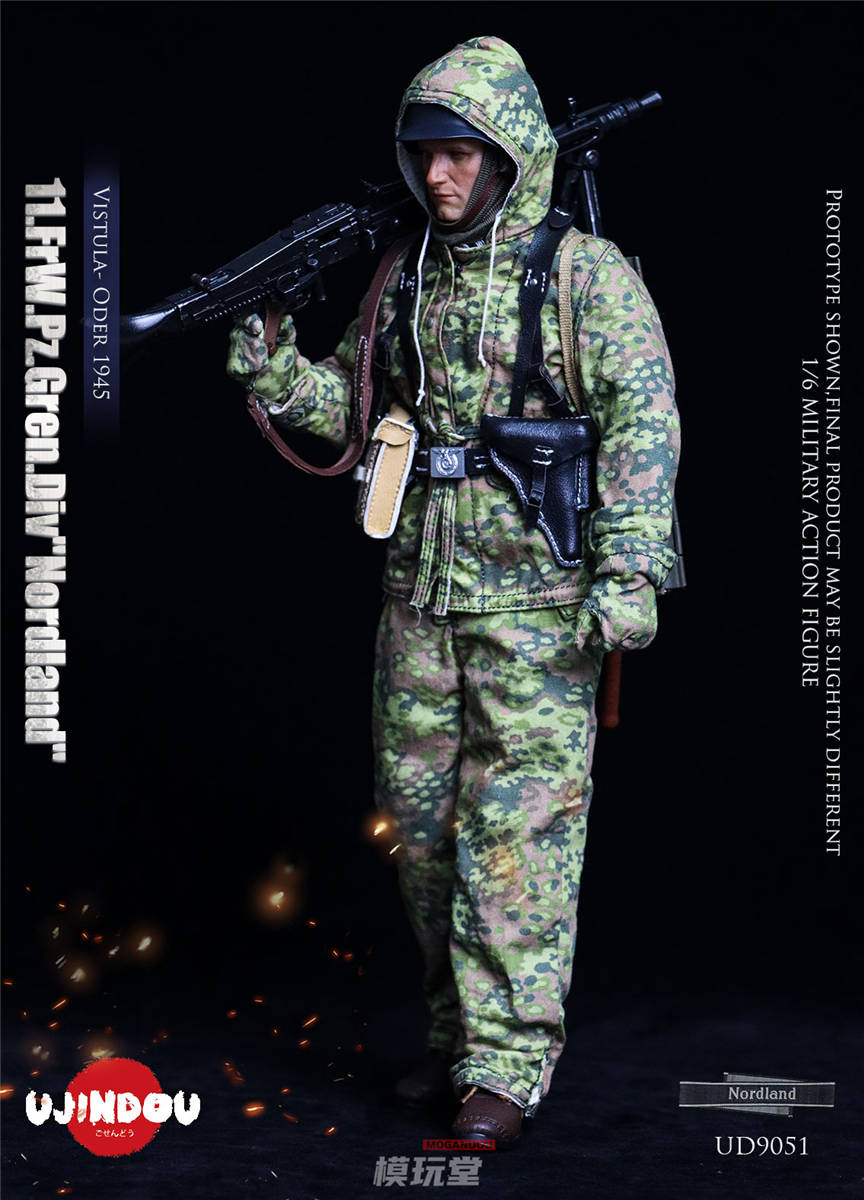 UJINDOU 1/6 WW2 ドイツ国防軍 第11SS北欧師団 ヴィスワ＝オーデル攻勢