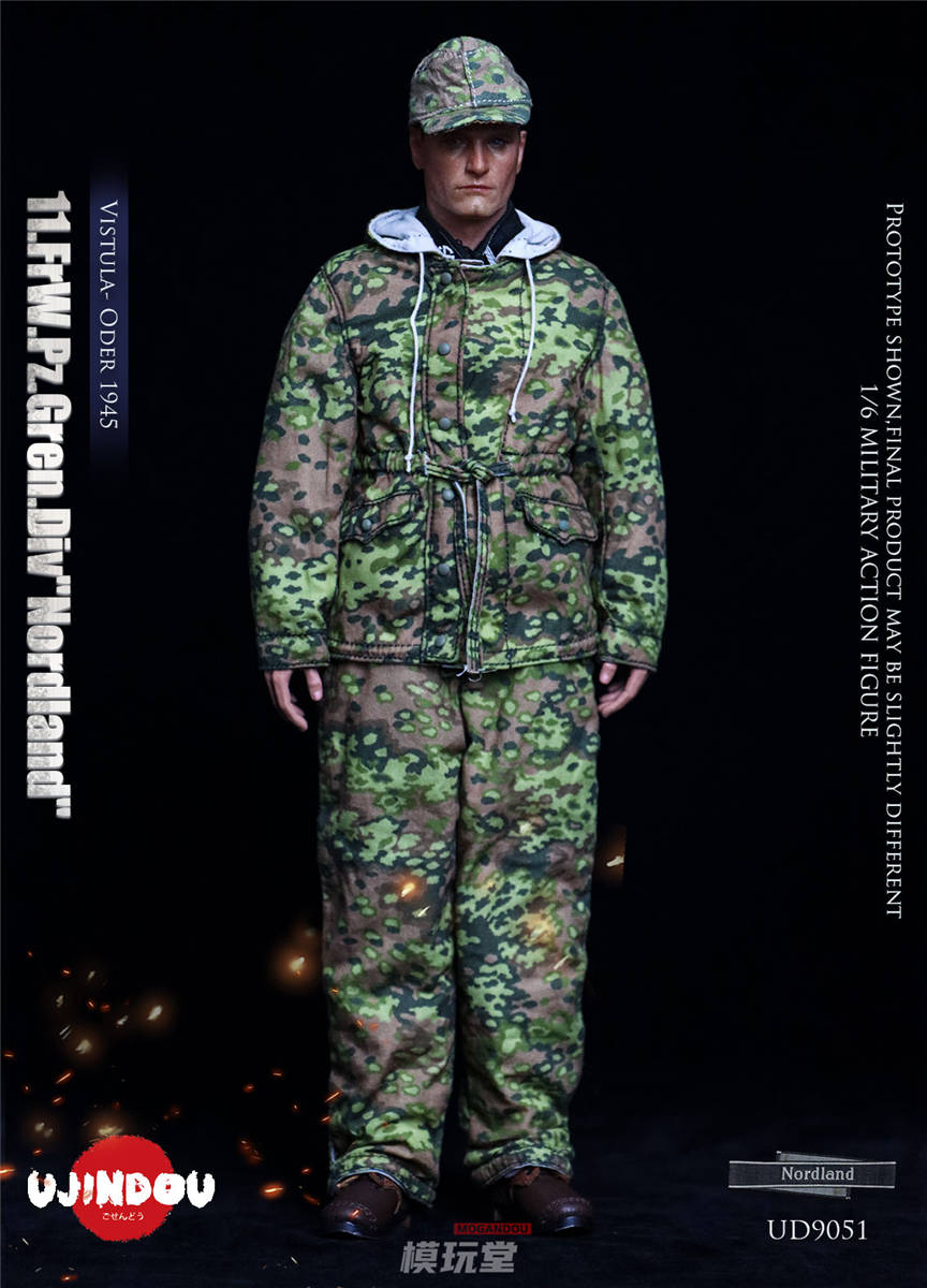 予約 UJINDOU 1/6 WW2 ドイツ国防軍 第11SS北欧師団 ヴィスワ