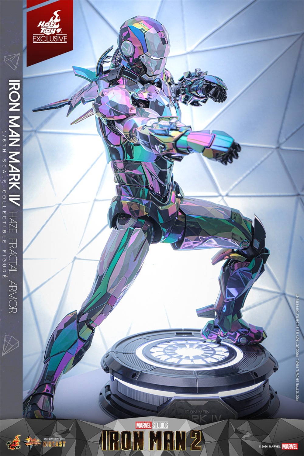 ホットトイズ 1/6 アイアンマン・マーク4 ヘイズ・フラクタル