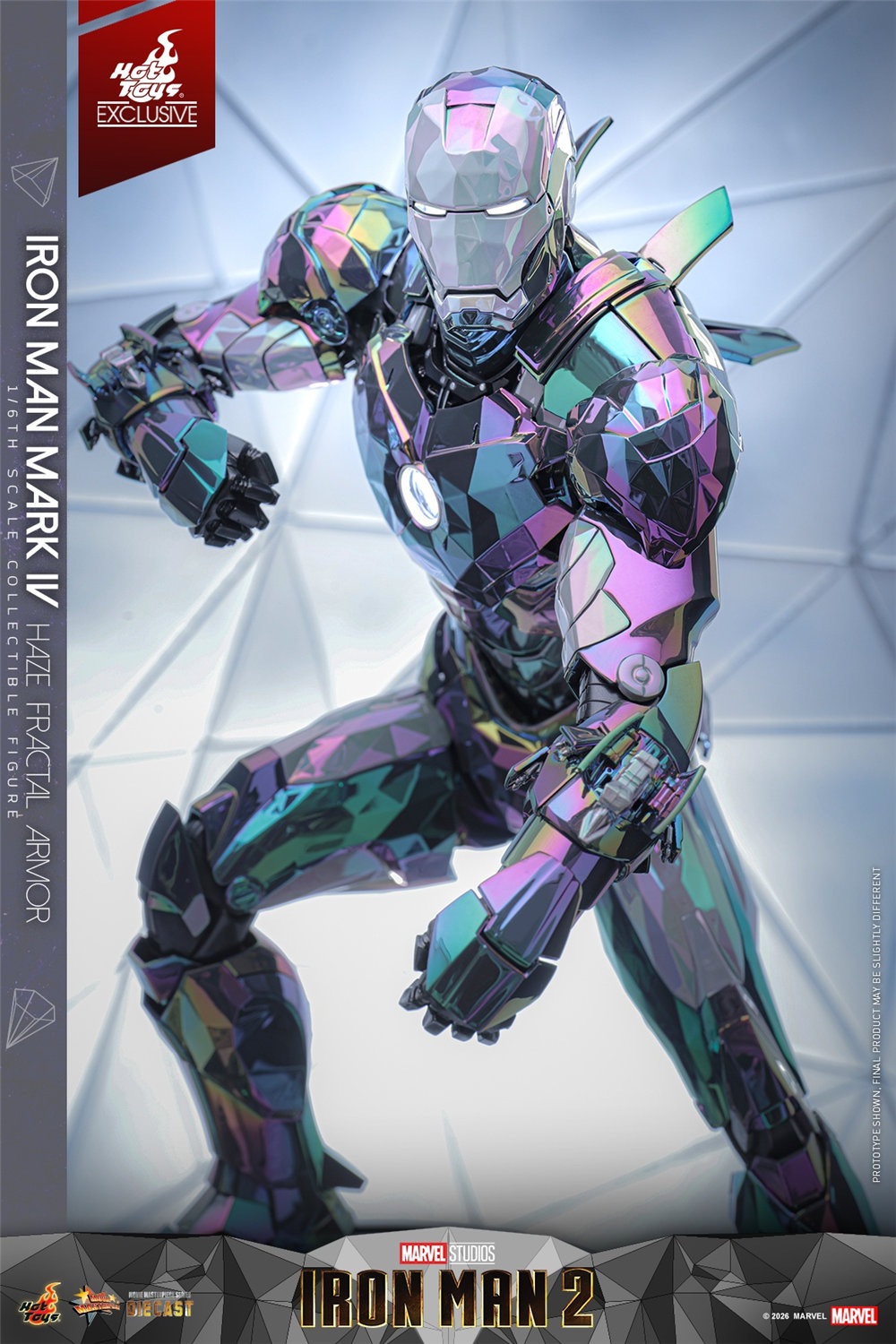 ホットトイズ アイアンマン・マーク４ フラクタル・アーマー Iron Man Mark IV (Fractal Armor Version) Sixth Scale Figure by Hot