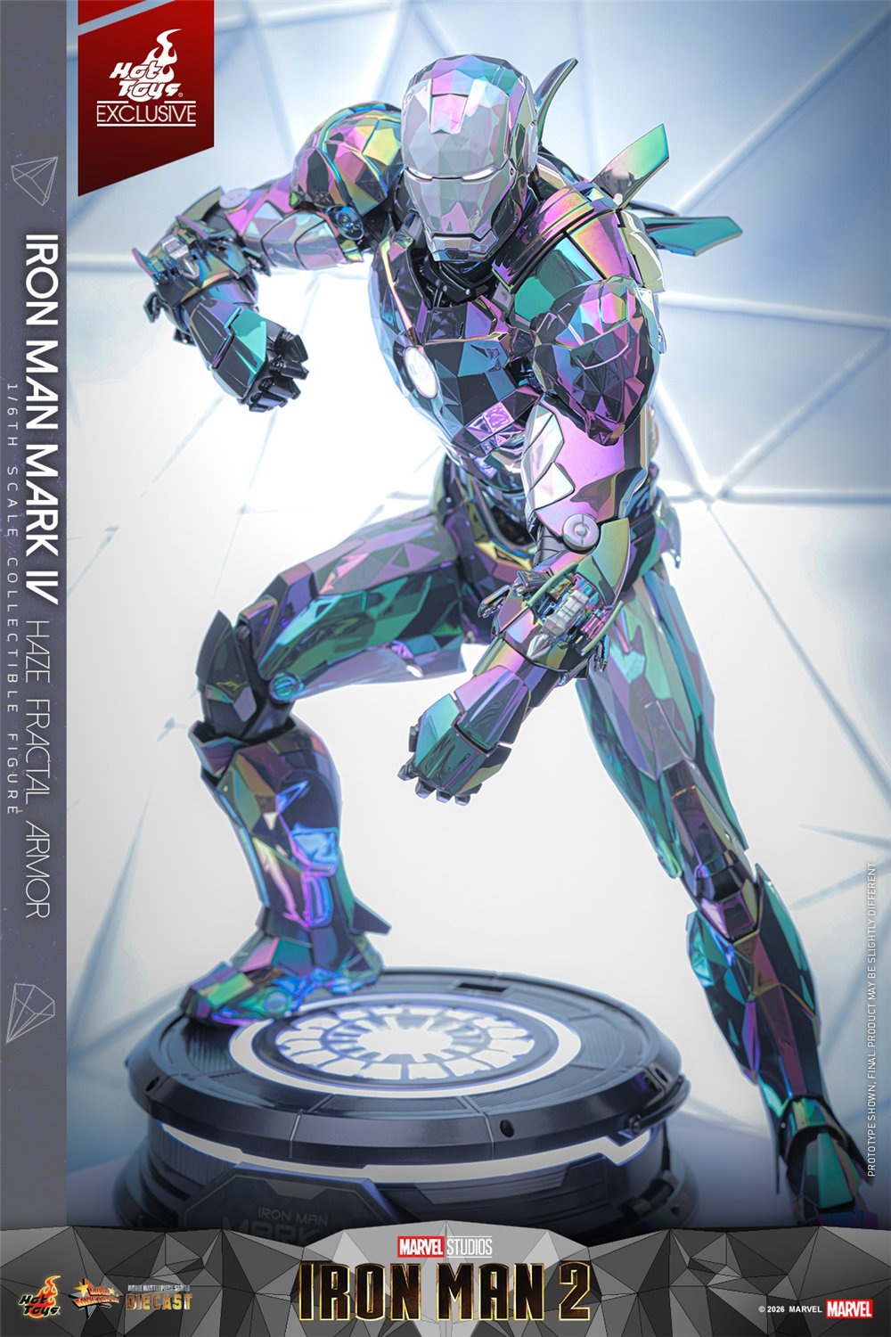 アイアンマン マークIV (プリズムアーマー) ホットトイズ 1/6 ムービー・マスターピース DIECAST】『アイアンマン2』1/6スケール
