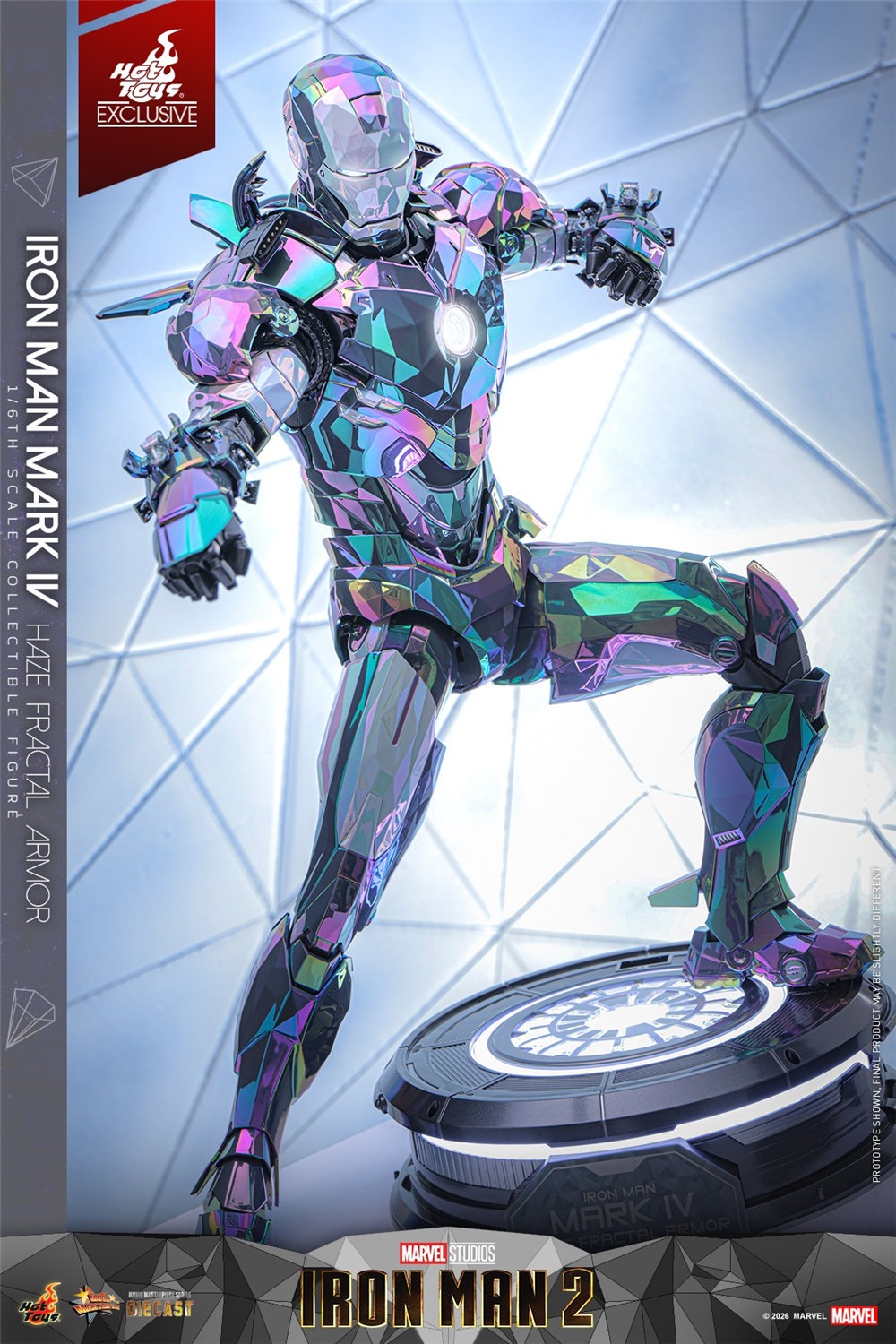 ホットトイズ　アイアンマン マーク4 フィギュア　1/4 Hottoys クオーター・スケール】『アイアンマン2』1／4スケールフィギュア