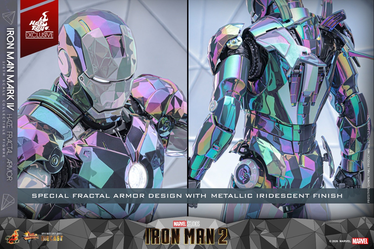 ホットトイズ 1/6 アイアンマン・マーク4 ヘイズ・フラクタル