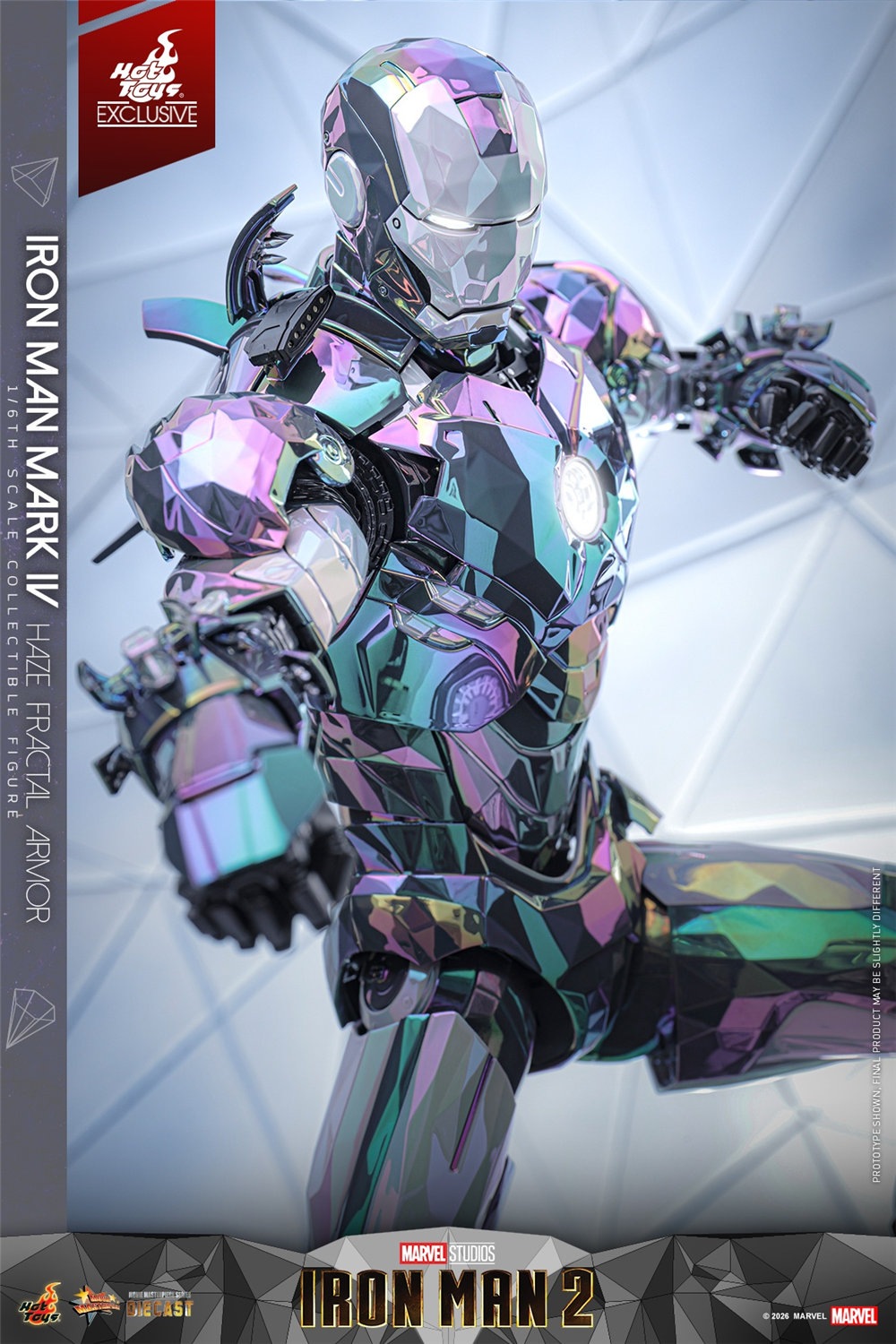 ホットトイズ アイアンマン・マーク４ フラクタル・アーマー Hot Toys限定『《アイアンマン2》マーク IV（フラクタル・アーマー
