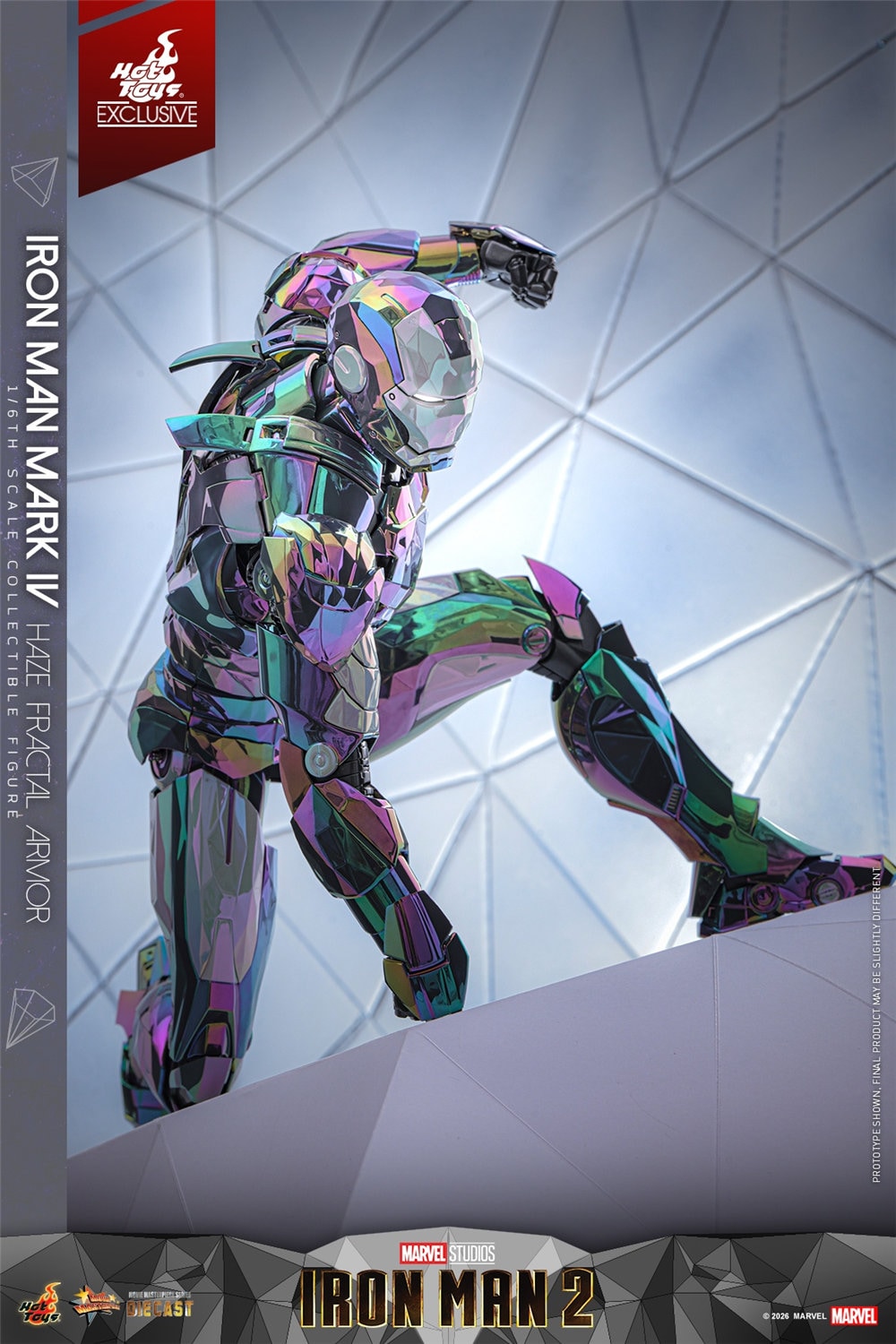 アイアンマン マークIV (プリズムアーマー) ホットトイズ 1/6 ホットトイズ25周年記念モデルのアイアンマン・マーク4 プリズム
