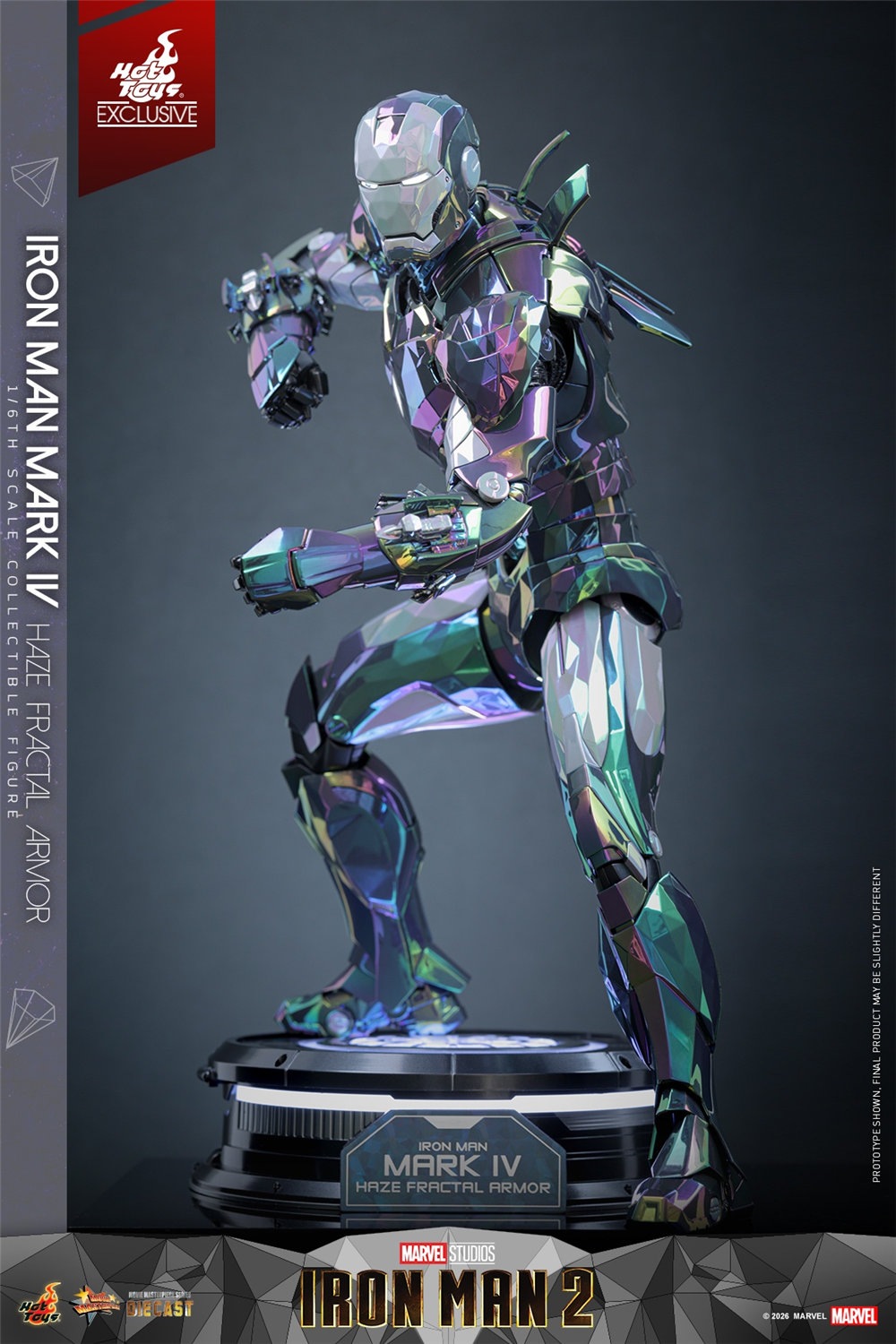 ホットトイズ アイアンマン・マーク４ フラクタル・アーマー Hot Toys限定『《アイアンマン2》マーク IV（フラクタル・アーマー