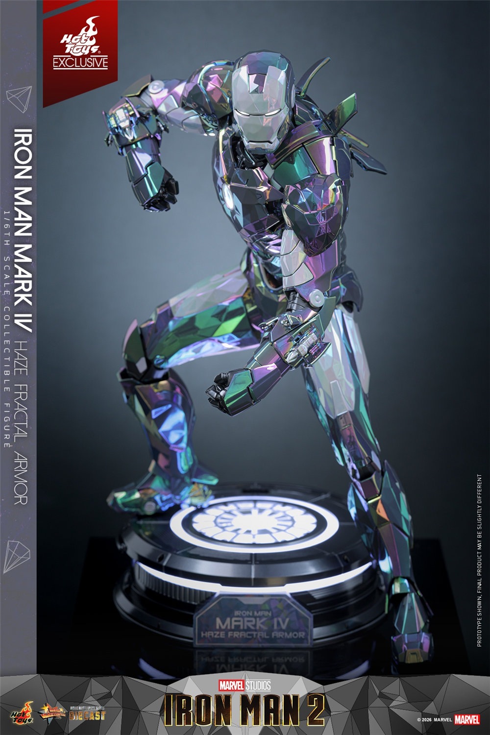 ホットトイズ 1/6 アイアンマン・マーク4 ヘイズ・フラクタル