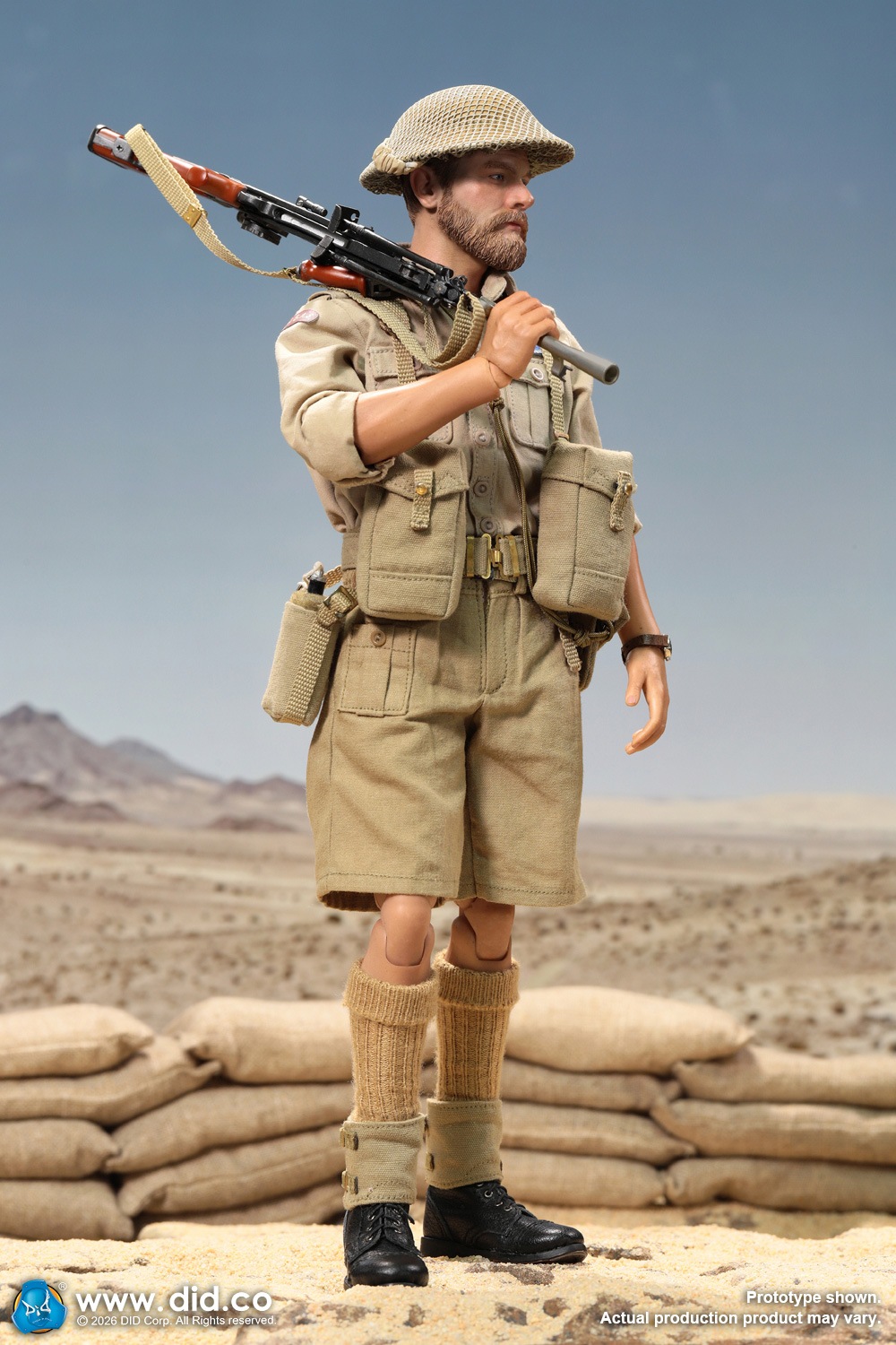 予約 DID 1/6 WW2 イギリス陸軍 特殊空挺部隊 SAS アラン大佐 K80197