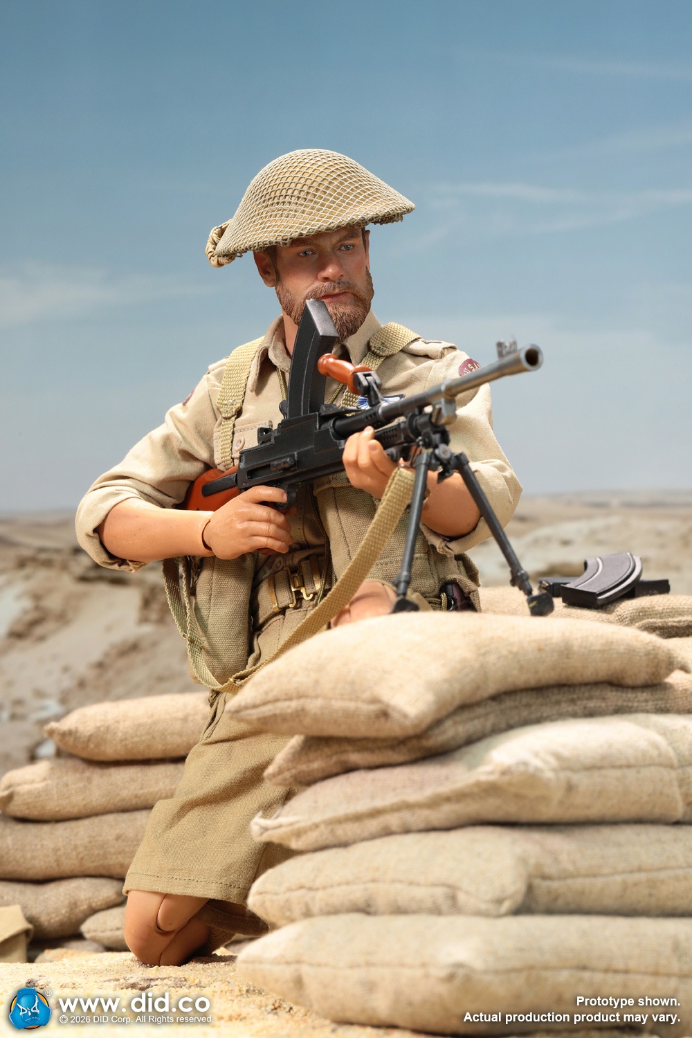 予約 DID 1/6 WW2 イギリス陸軍 特殊空挺部隊 SAS アラン大佐 K80197