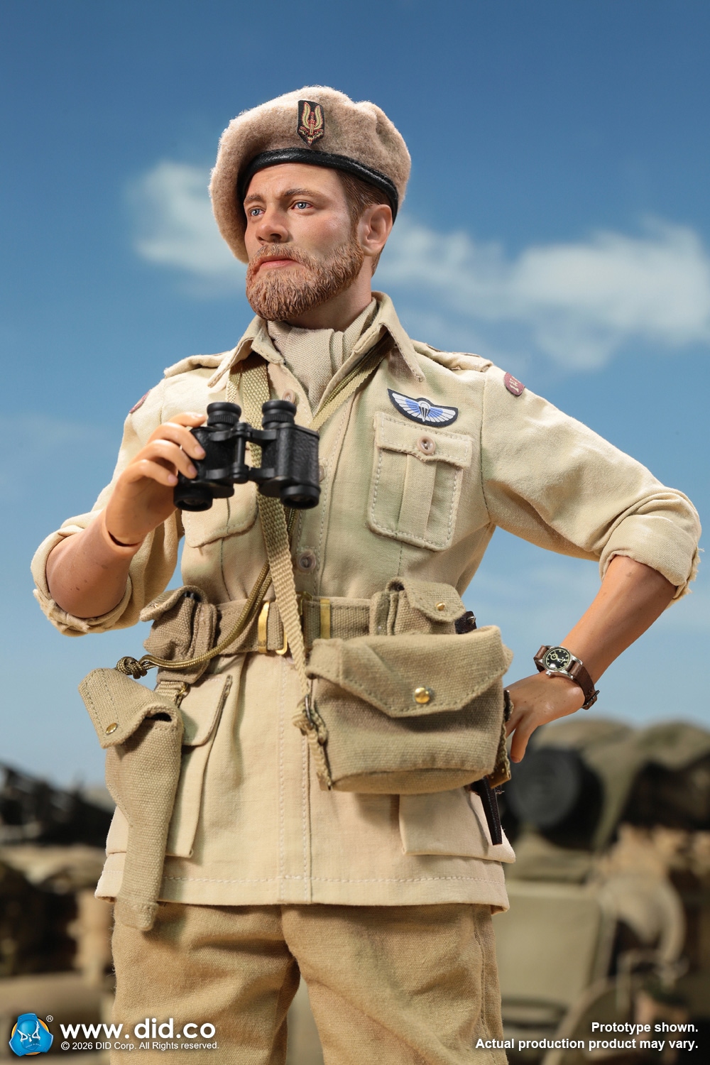 予約 DID 1/6 WW2 イギリス陸軍 特殊空挺部隊 SAS アラン大佐 K80197