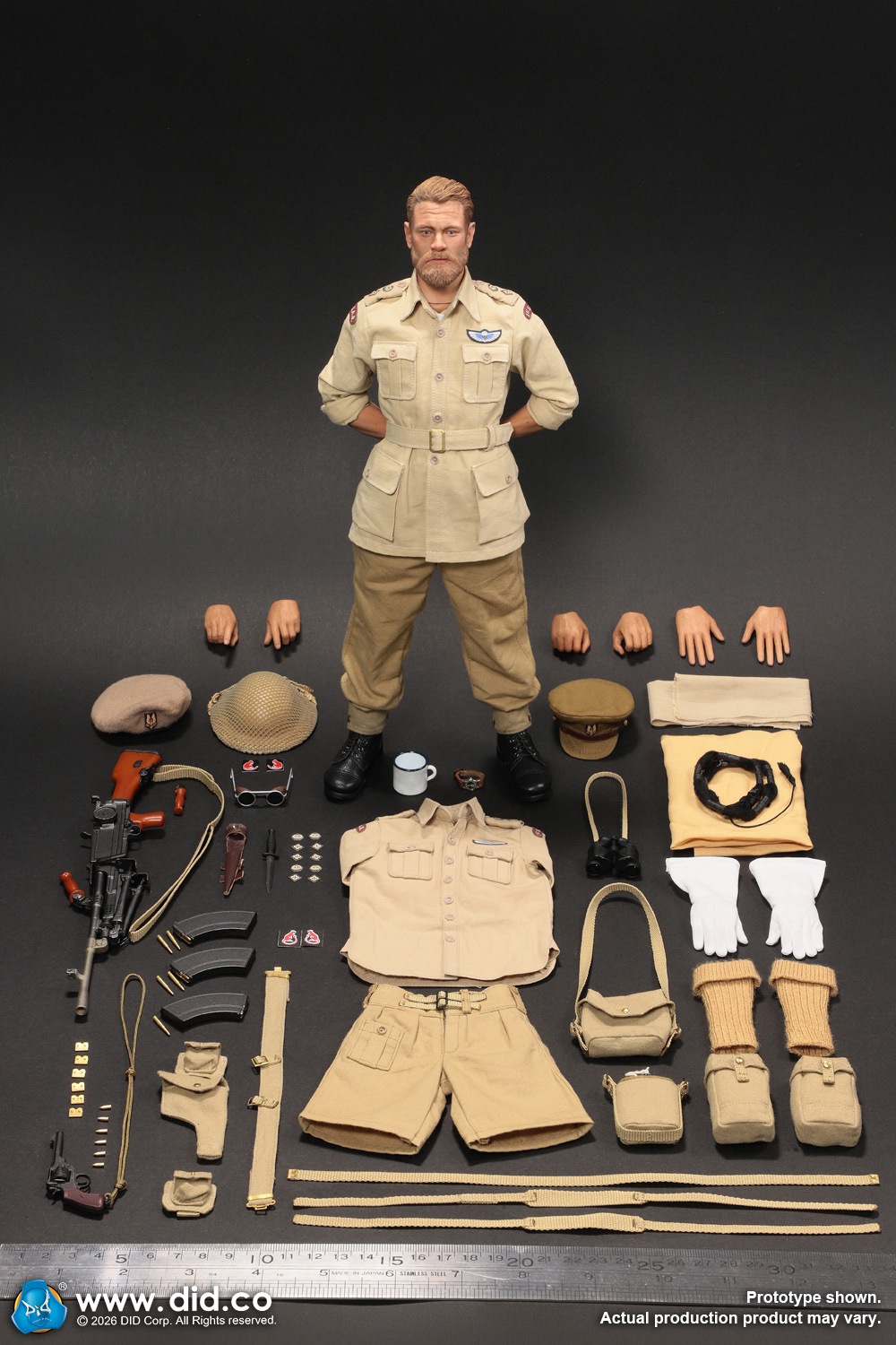 予約 DID 1/6 WW2 イギリス陸軍 特殊空挺部隊 SAS アラン大佐 K80197
