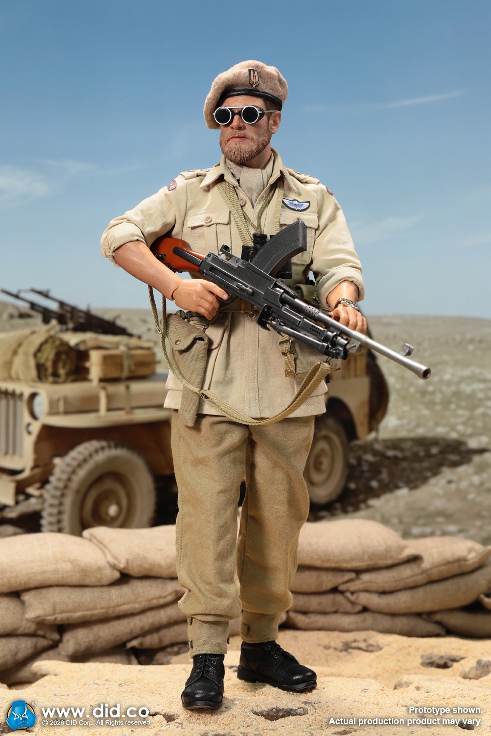 予約 DID 1/6 WW2 イギリス陸軍 特殊空挺部隊 SAS アラン大佐 K80197