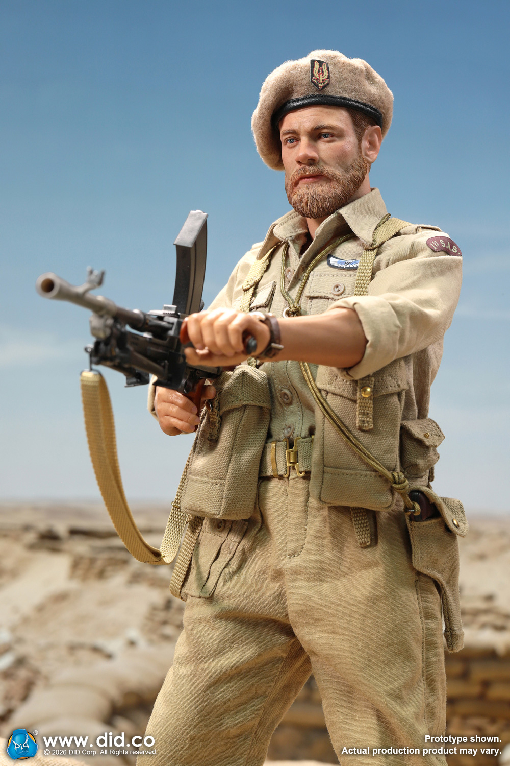 予約 DID 1/6 WW2 イギリス陸軍 特殊空挺部隊 SAS アラン大佐 K80197
