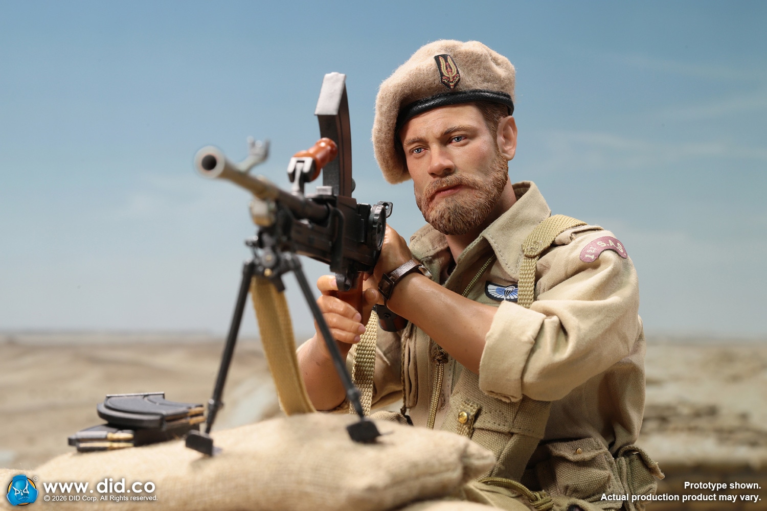予約 DID 1/6 WW2 イギリス陸軍 特殊空挺部隊 SAS アラン大佐 K80197