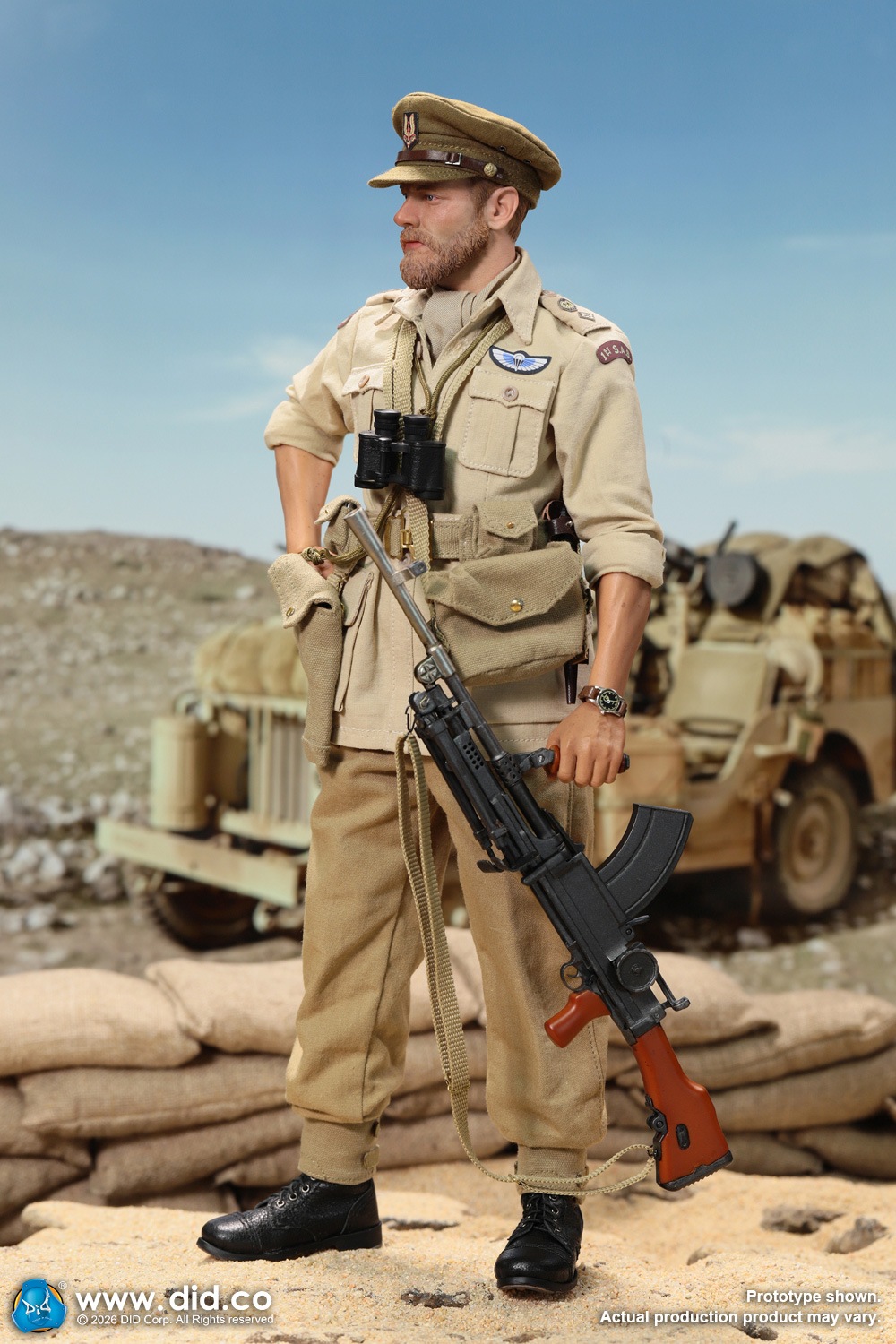 予約 DID 1/6 WW2 イギリス陸軍 特殊空挺部隊 SAS アラン大佐 K80197