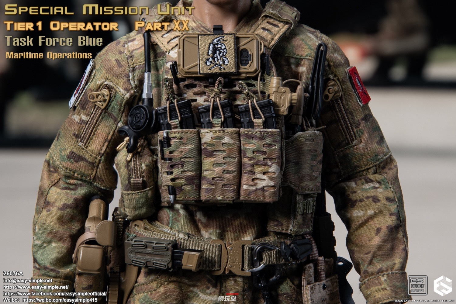 予約 Easy&Simple 1/6 特殊任務部隊（SMU）Tier 1 オペレーター Part