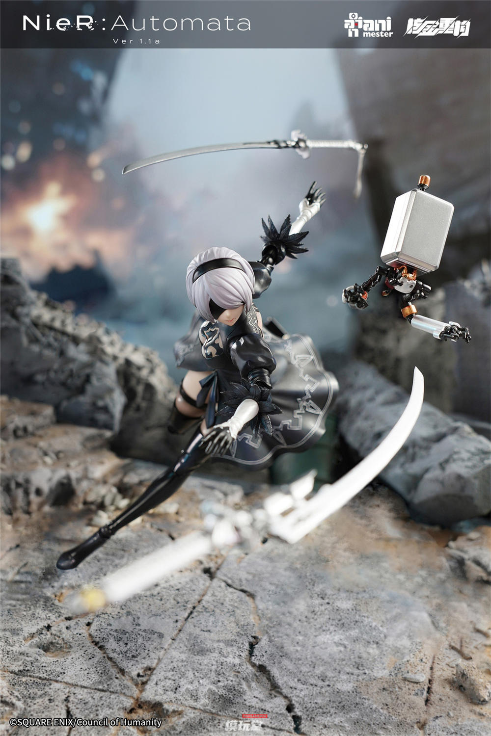 核金重構 1/9 『ニーア オートマタ Ver1.1a』ヨルハ二号B型 2B