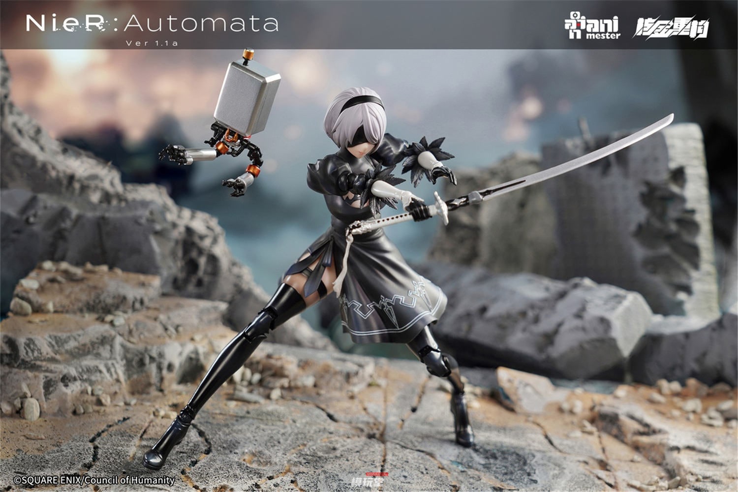 核金重構 1/9 『ニーア オートマタ Ver1.1a』ヨルハ二号B型 2B