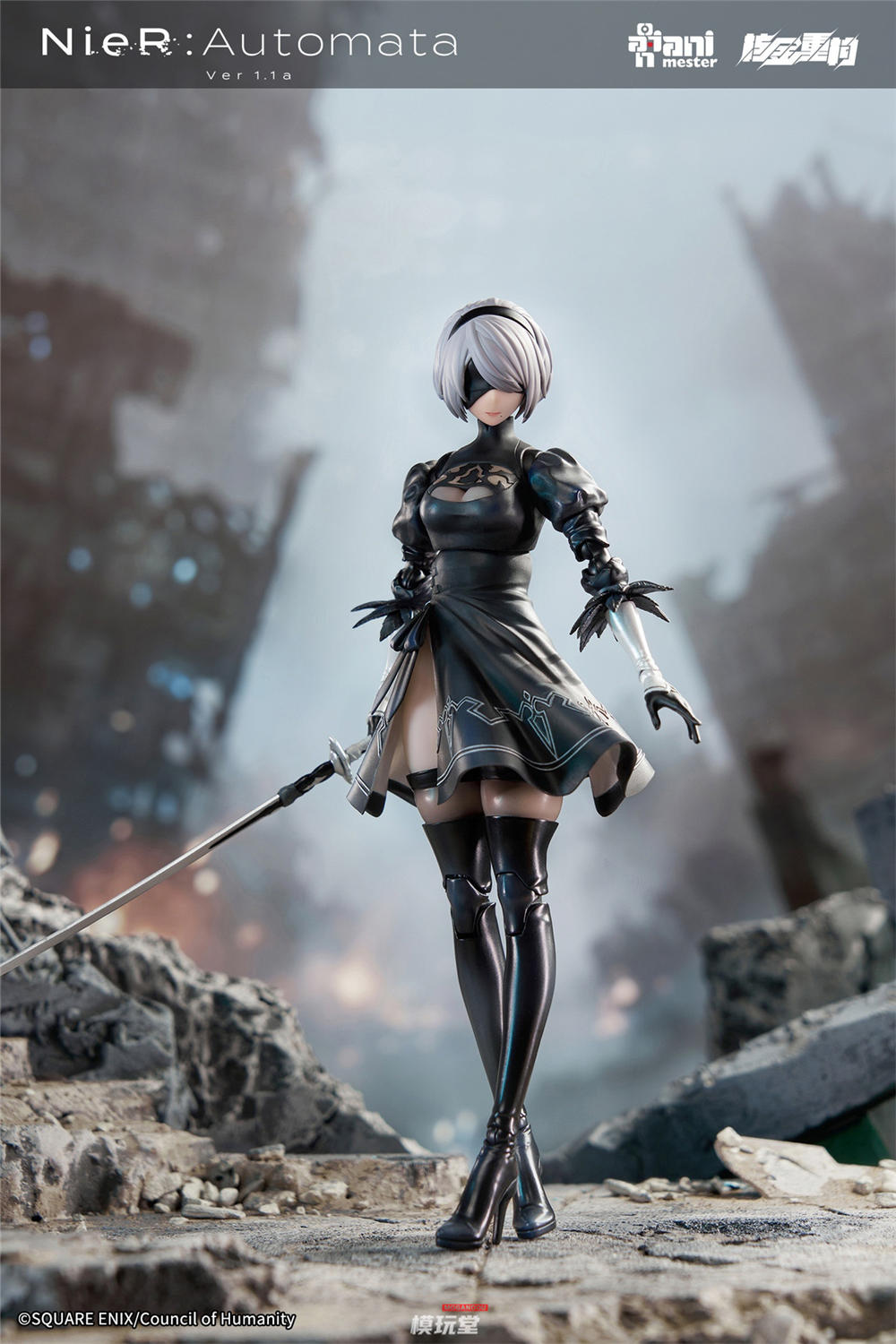 核金重構 1/9 『ニーア オートマタ Ver1.1a』ヨルハ二号B型 2B 核金重構 1/9 『ニーア オートマタ Ver1.1a』ヨルハ二号B型 2B