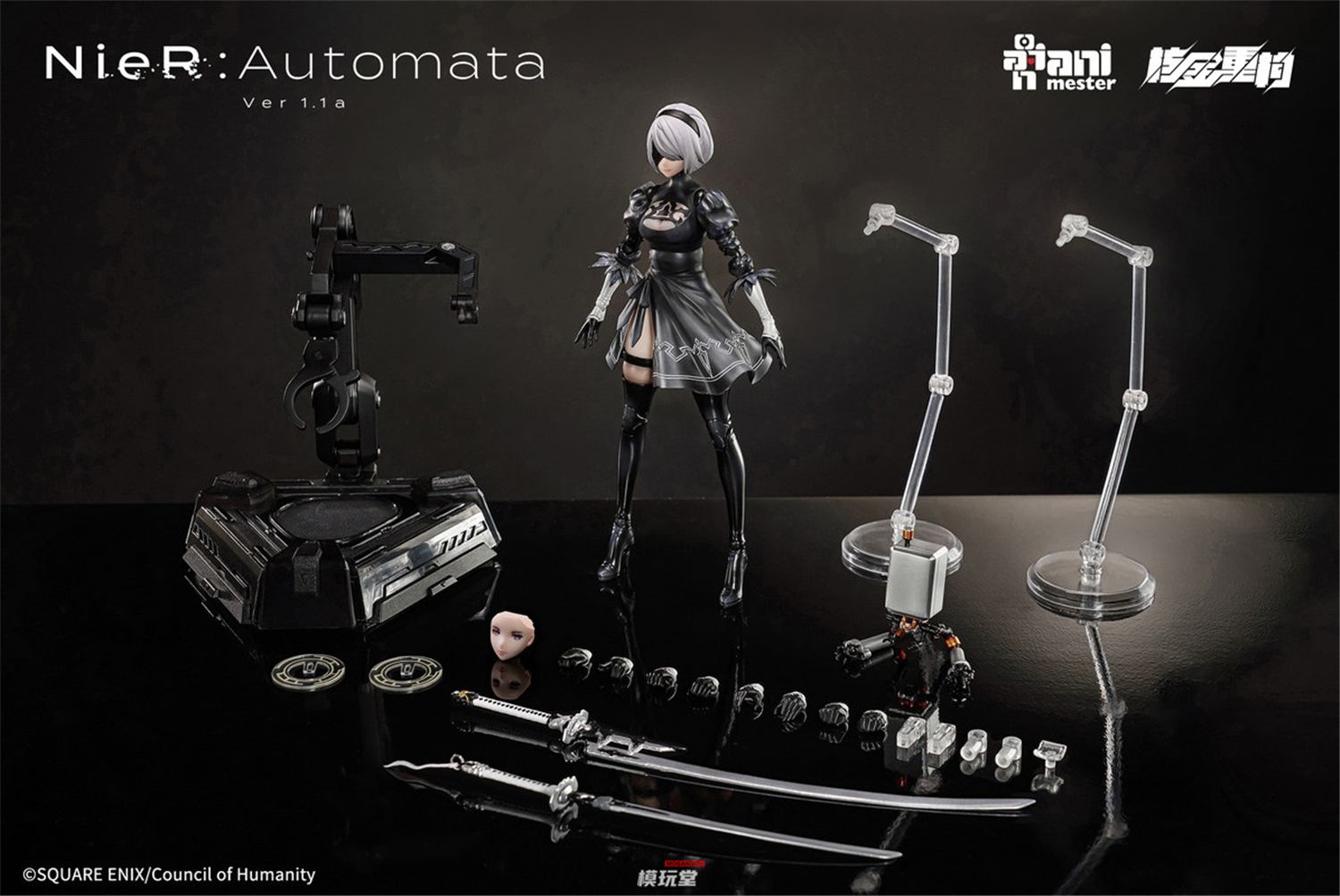 核金重構 1/9 『ニーア オートマタ Ver1.1a』ヨルハ二号B型 2B