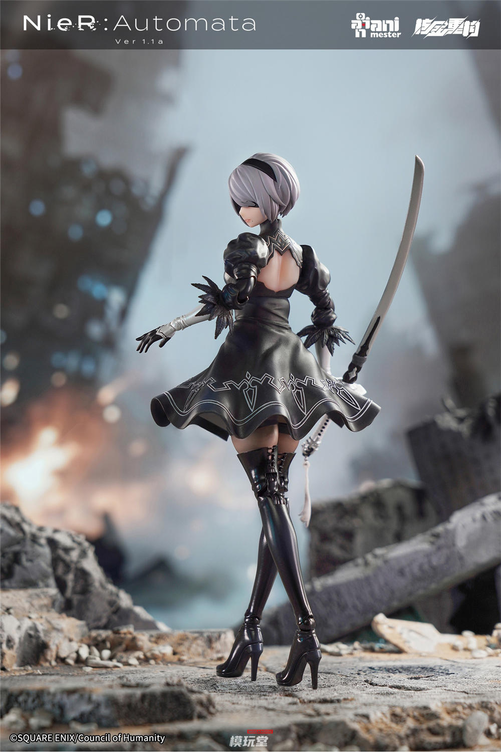 核金重構 1/9 『ニーア オートマタ Ver1.1a』ヨルハ二号B型 2B