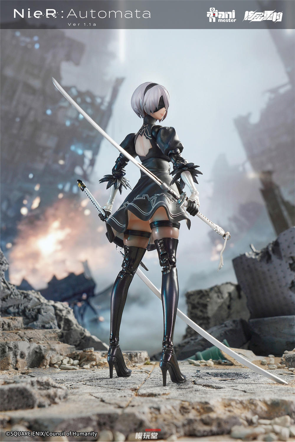 核金重構 1/9 『ニーア オートマタ Ver1.1a』ヨルハ二号B型 2B