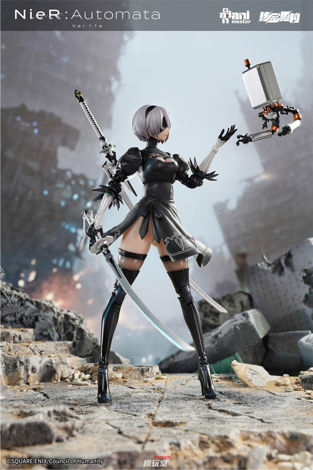 核金重構 1/9 『ニーア オートマタ Ver1.1a』ヨルハ二号B型 2B