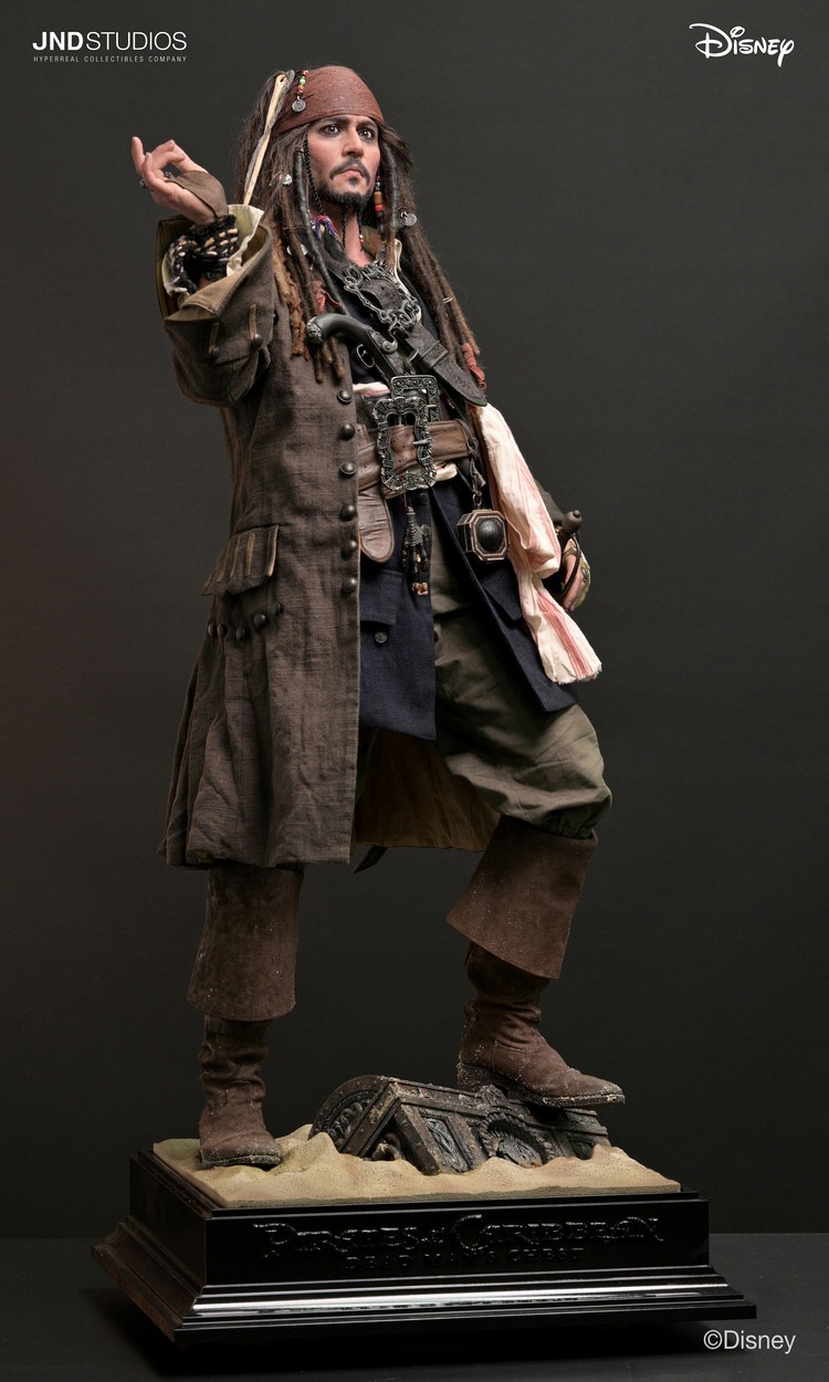 キャプテン・ジャック・スパロウ フィギュア 予約 JND Studios 1/3 『パイレーツ・オブ・カリビアン』 キャプテン