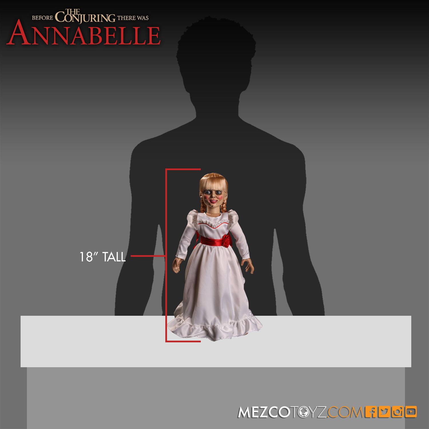 予約 Mezco Toyz MDS Roto Plush 『アナベル 死霊館の人形』 アナベル