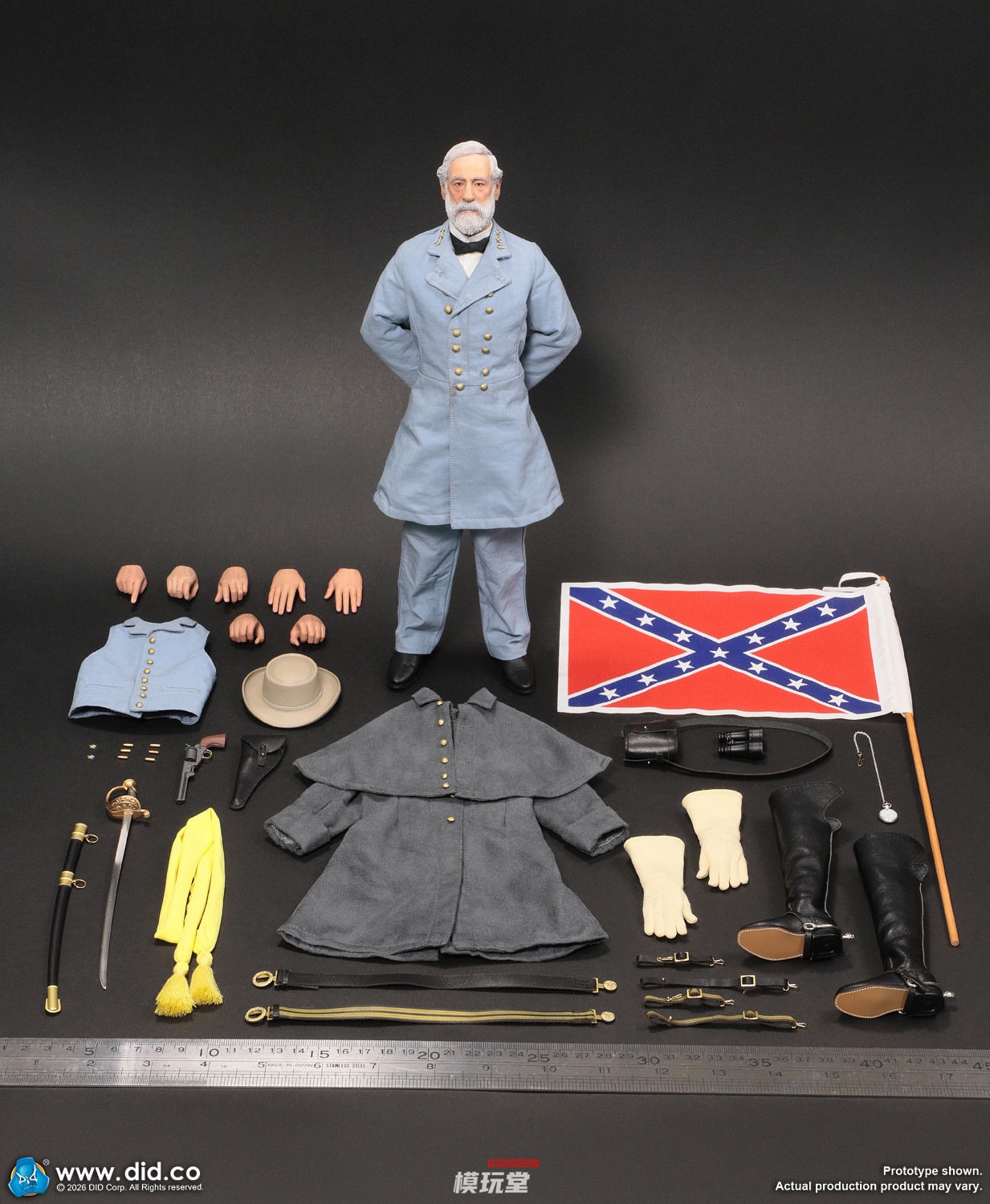 予約 DID 1/6 アメリカ南北戦争 南軍将軍 ロバート・E・リー NS80198